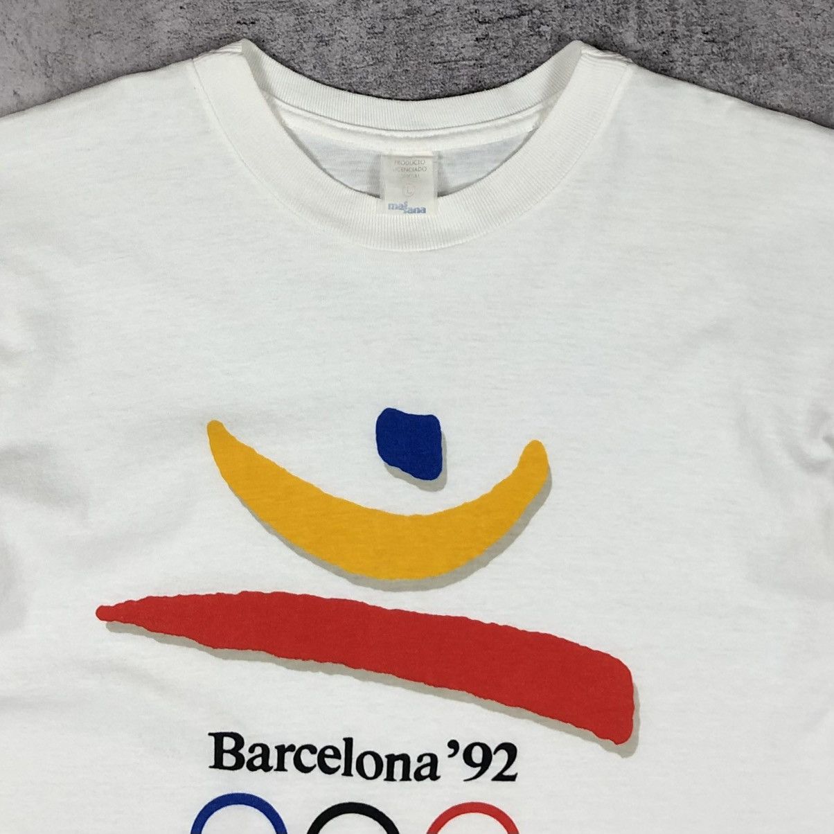 Vintage 1992 Barcelona Summer Olympics Game Tee Size US L / EU 52-54 / 3 - 3 Thumbnail