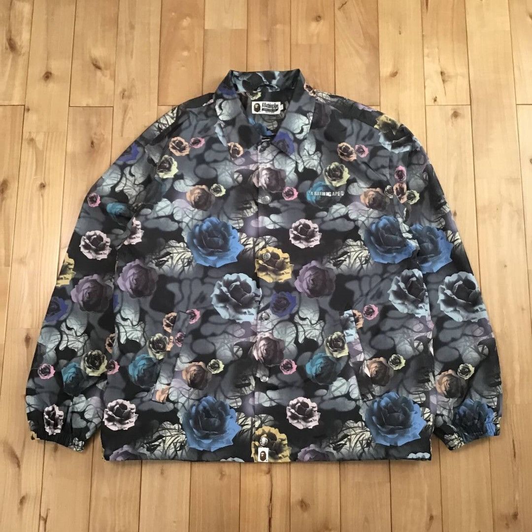 Bape BAPE Floral Camo Coach Jacket a bathing ape Size US L / EU 52-54 / 3 - 1 Thumbnail