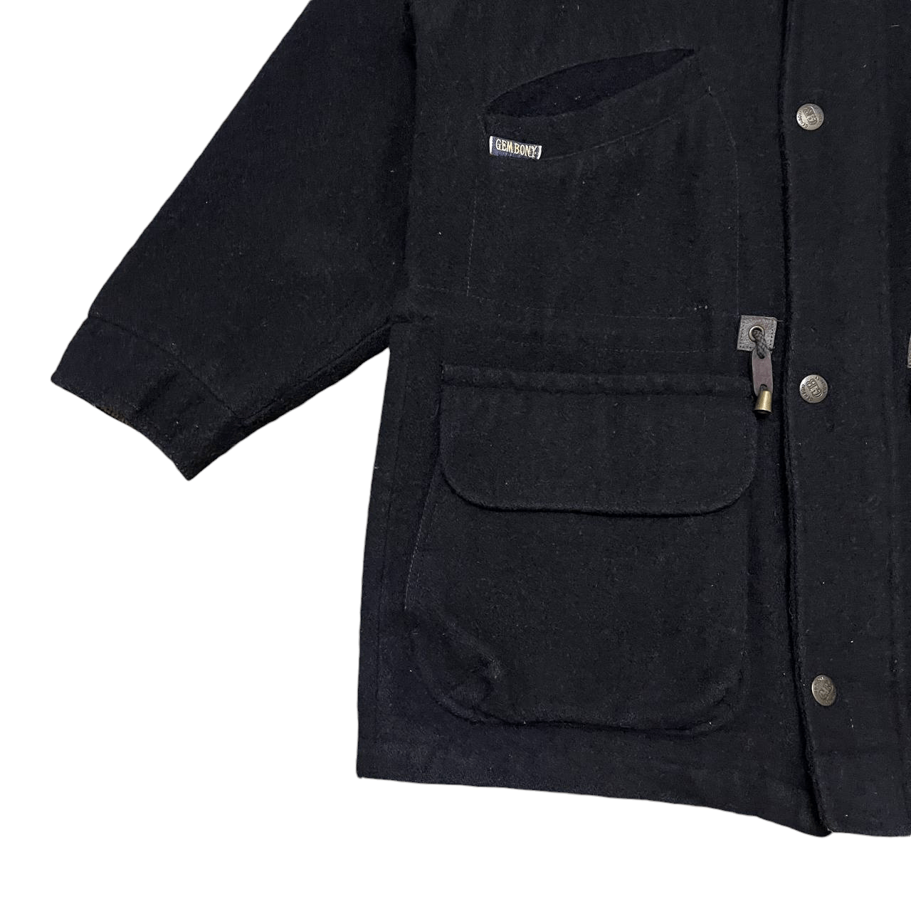 GB Vintage Gembony Wool Multi Pocket Jacket Corduroy Collar Size US L / EU 52-54 / 3 - 3 Thumbnail