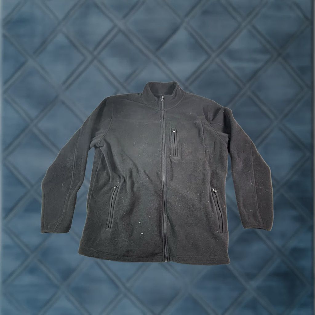 Vintage VINTAGE Foundry Supply Co Jacket Black 2XL Full Zip Fleece Men's Winter Outdoor Pocket Regular Size 2XT Mens Size US XXL / EU 58 / 5 - 1 Thumbnail
