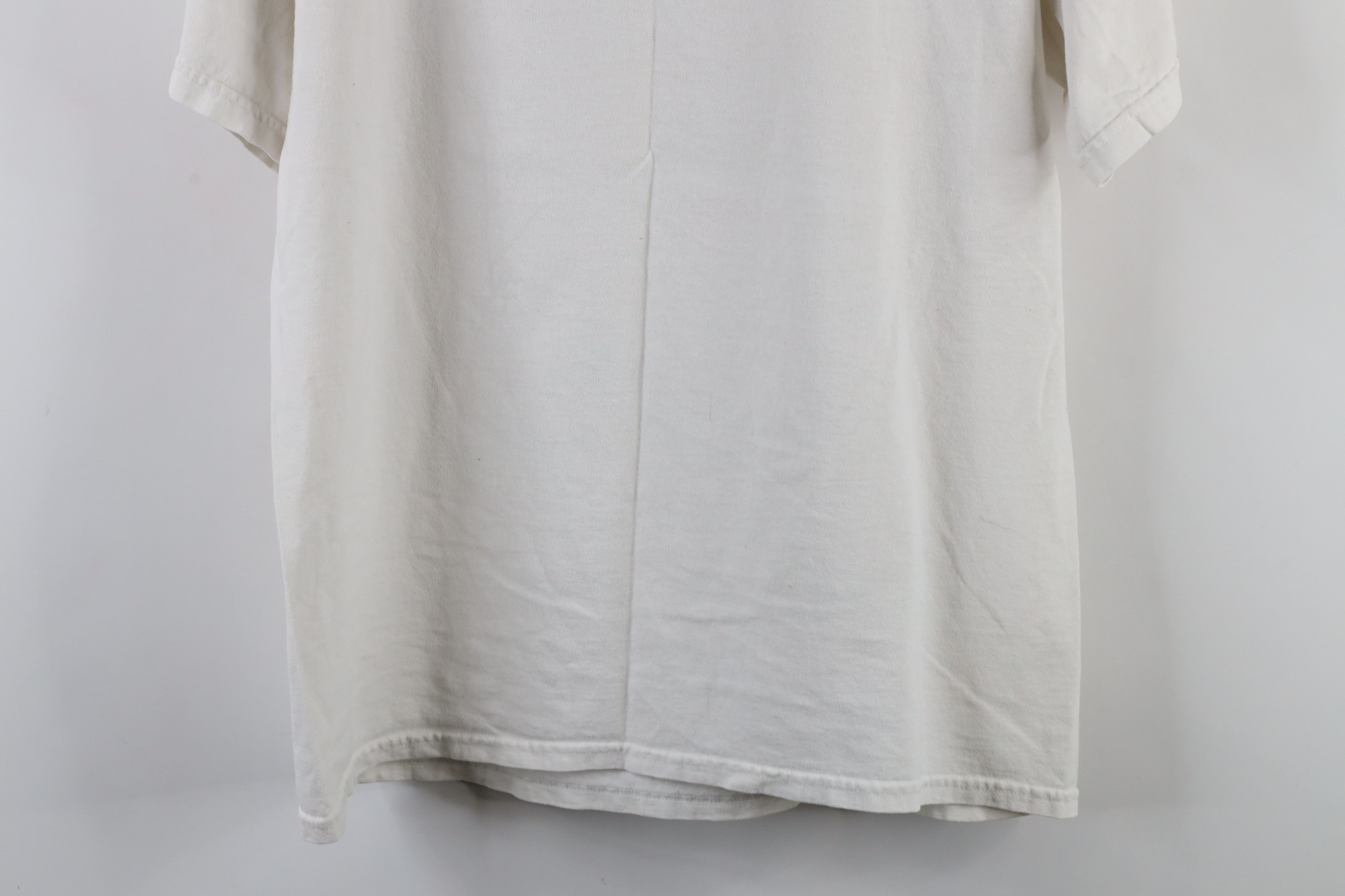 Vintage Vintage 90s Streetwear Cat Kitten Cat Lady T-Shirt Cream Size L / US 10 / IT 46 - 14 Thumbnail