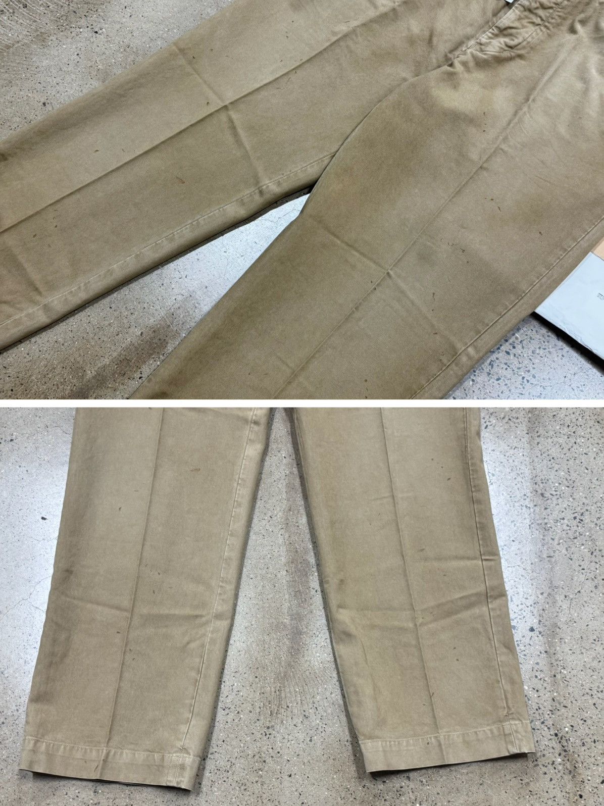 Visvim Visvim 22ss CHINO PANTS HW TAPER DMGD Beige Size US 34 / EU 50 - 5 Thumbnail