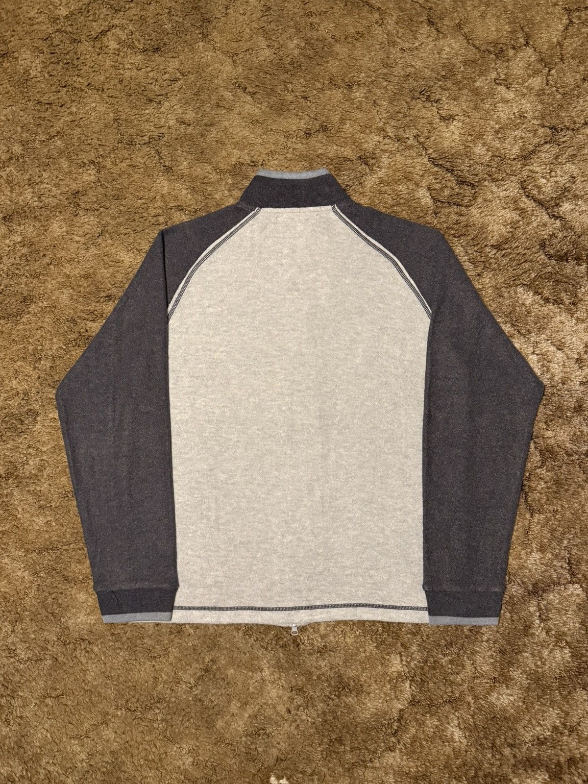 Vintage Vintage Y2K Xtreme Gear Full Zip Collared Sweater Grey Large Size US L / EU 52-54 / 3 - 7 Thumbnail