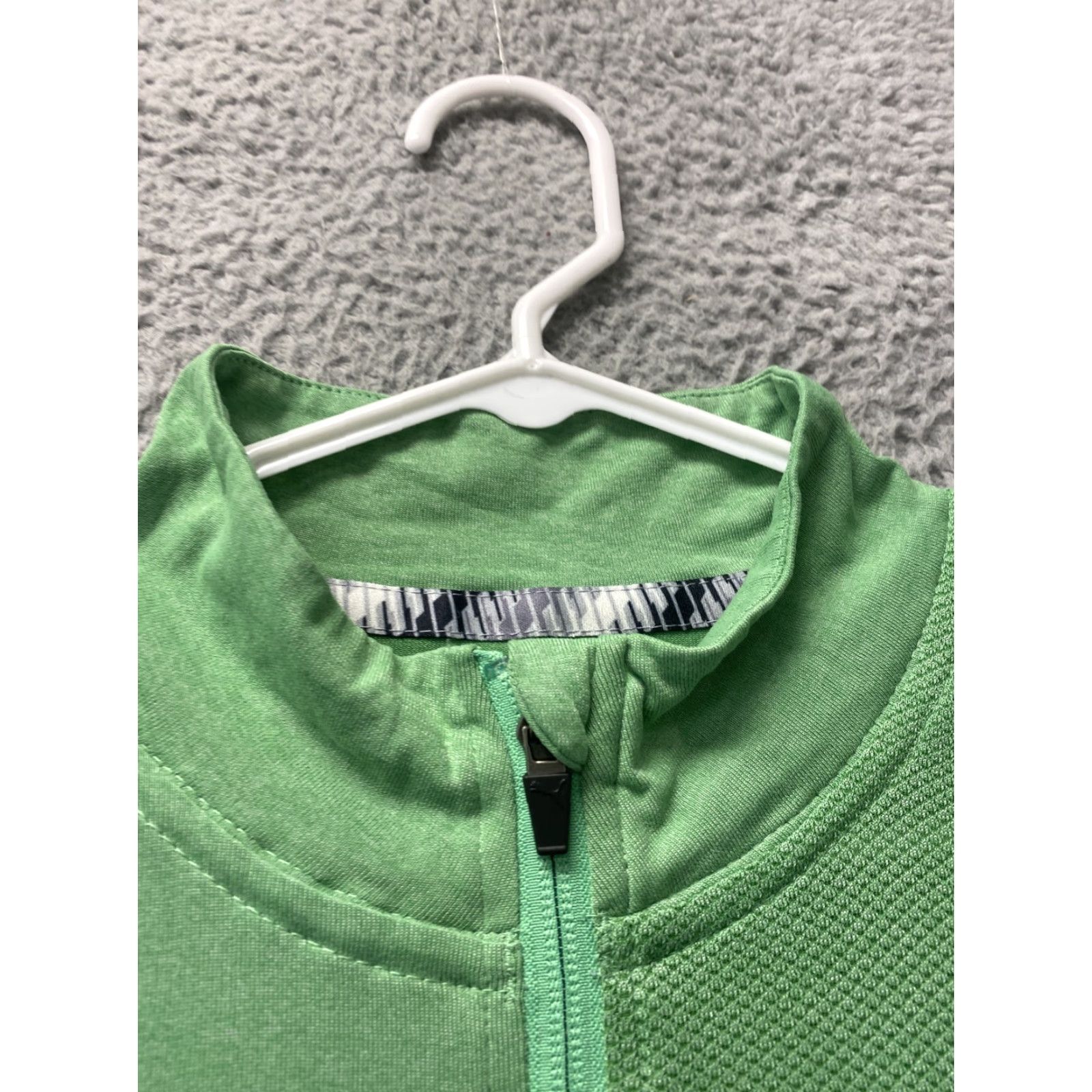 Izod IZOD Perform 1/4 Zip Sweatshirt Shirt Men's XL Long Sleeve Green Blend/108-14 Size US XL / EU 56 / 4 - 3 Thumbnail
