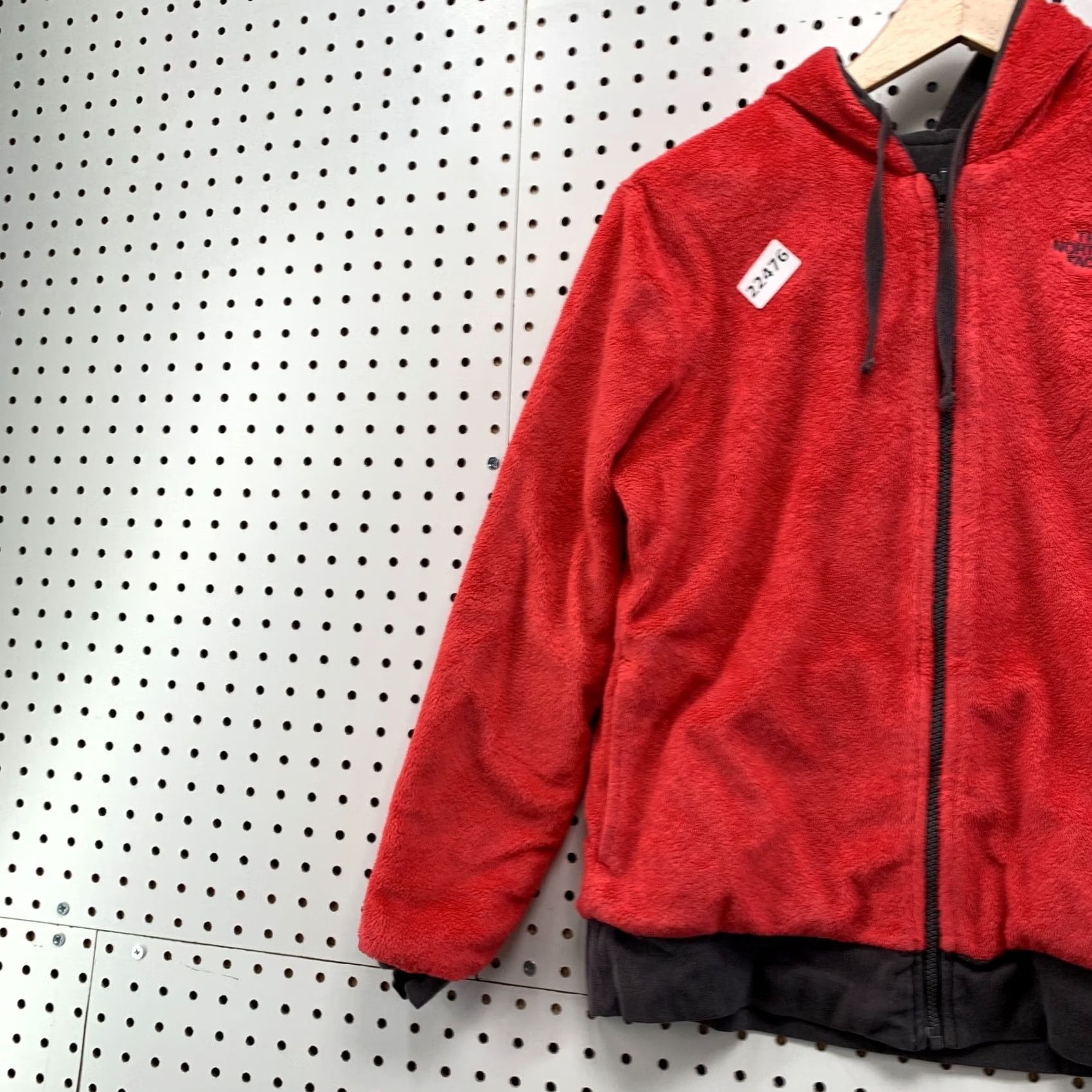 The North Face The North Face Hooded Fleece Reversible Jacket Red Gray Womens Small Size S / US 4 / IT 40 - 4 Thumbnail