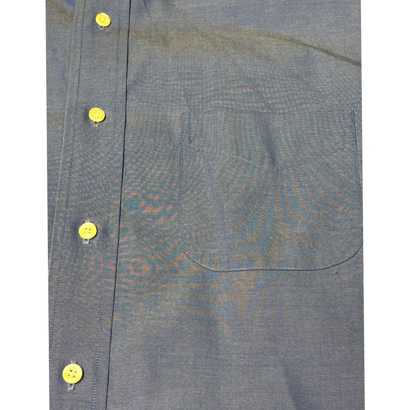 Brooks Brothers Brooks Brothers Madison Dress Shirt Mens 17.5-34 Blue Non-Iron Supima Cotton Size 48R - 2 Thumbnail