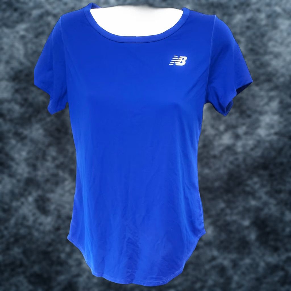 New Balance New Balance Accelerate WT91136 UVB Royal Blue NB DRY Short Sleeve Shirt Womens Size S / US 4 / IT 40 - 1 Thumbnail