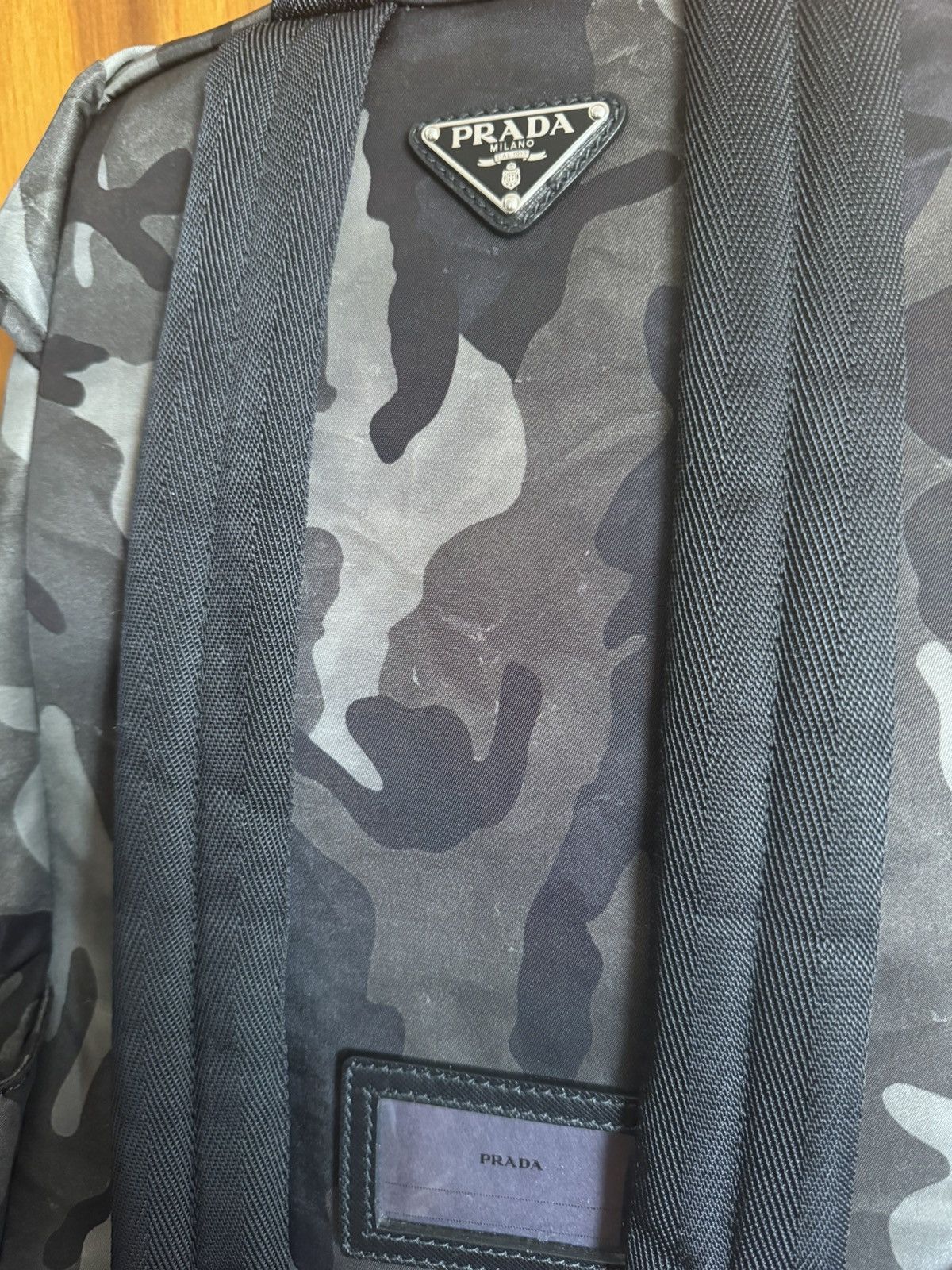 Prada Prada Camouflage Tessuto Backpack Size ONE SIZE - 8 Thumbnail