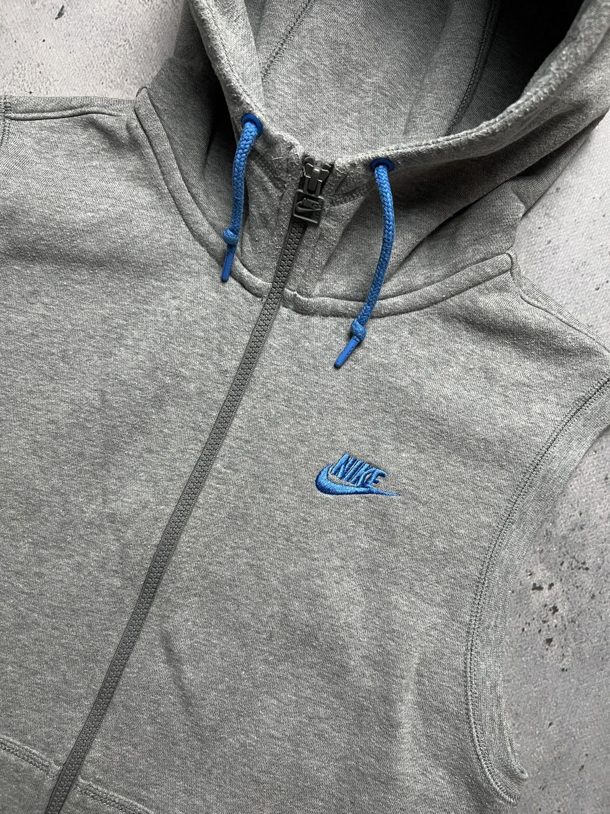 Nike Vintage 90s Nike Hoodie Vest Zip up Running Jogging Exercise Size US S / EU 44-46 / 1 - 6 Thumbnail