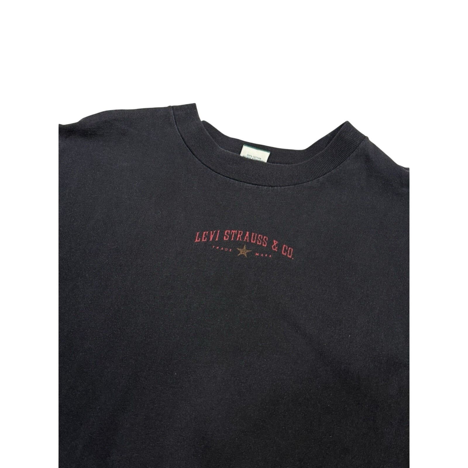 Levi's Vintage Single Stitch Levi Strauss Cowboy Tshirt XL 1990s Size US XL / EU 56 / 4 - 2 Thumbnail