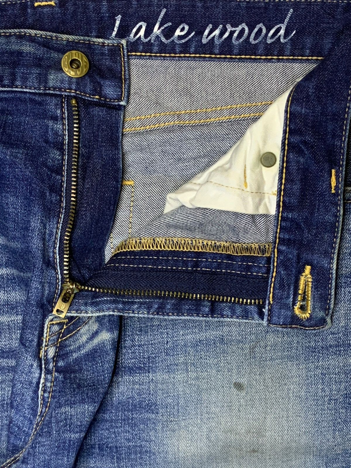 Japan Blue Vintage Japanese Japan Blue Mud Wash Distress Slim Fit Jeans Size US 32 / EU 48 - 9 Thumbnail