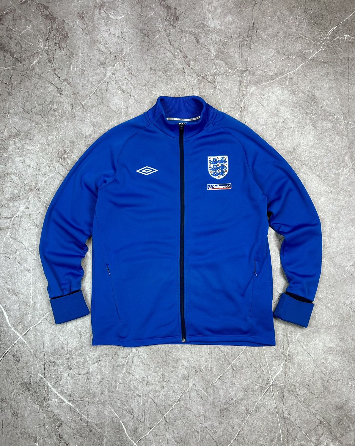 Umbro Vintage Umbro England Soccer Team Track Jacket Football Kit Size US L / EU 52-54 / 3 - 1 Thumbnail