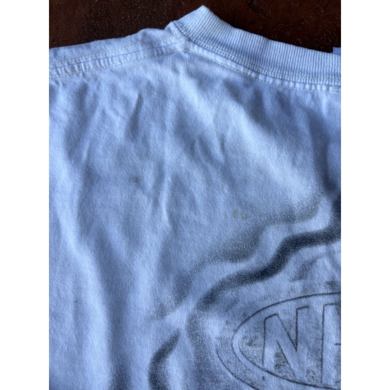 Doublet VINTAGE NHRA T-Shirt XL White Crew Neck Short Sleeve Double-Sided Graphic Print 90s Y2k Flame Skull Racing Mens Size US XL / EU 56 / 4 - 4 Thumbnail