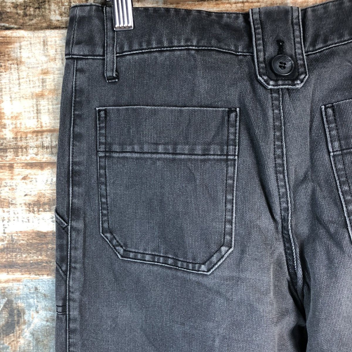 Japanese Brand DL Tasse Tasse Black Cropped Pants #C1241 Size US 27 - 16 Thumbnail