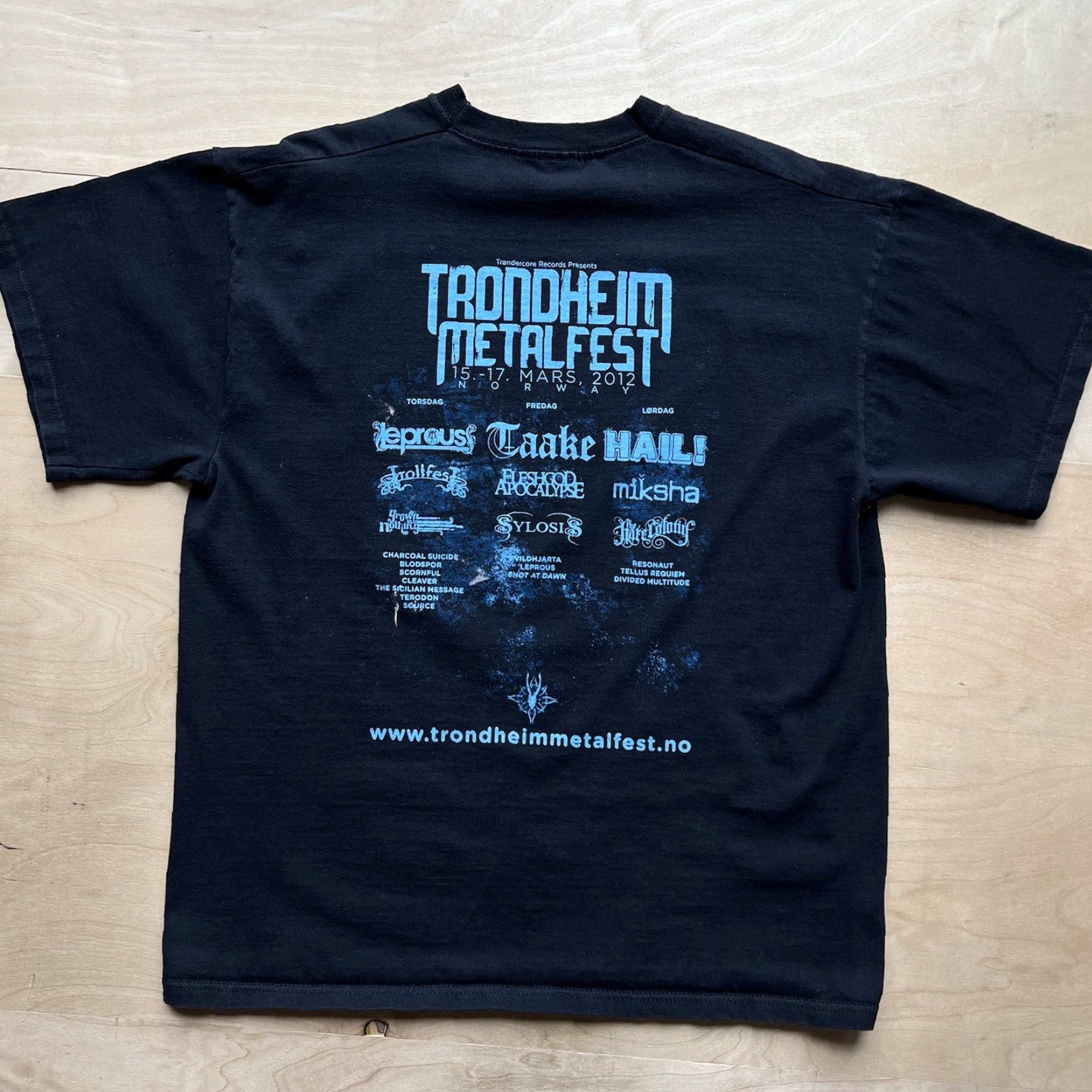 Vintage Trondheim Metal Fest Shirt XL Black Blue Punk Rock Music Grunge Radiohead Korn Shirt Mens XL Black Blue Punk Rock Band Music 2010s Size US XL / EU 56 / 4 - 5 Thumbnail