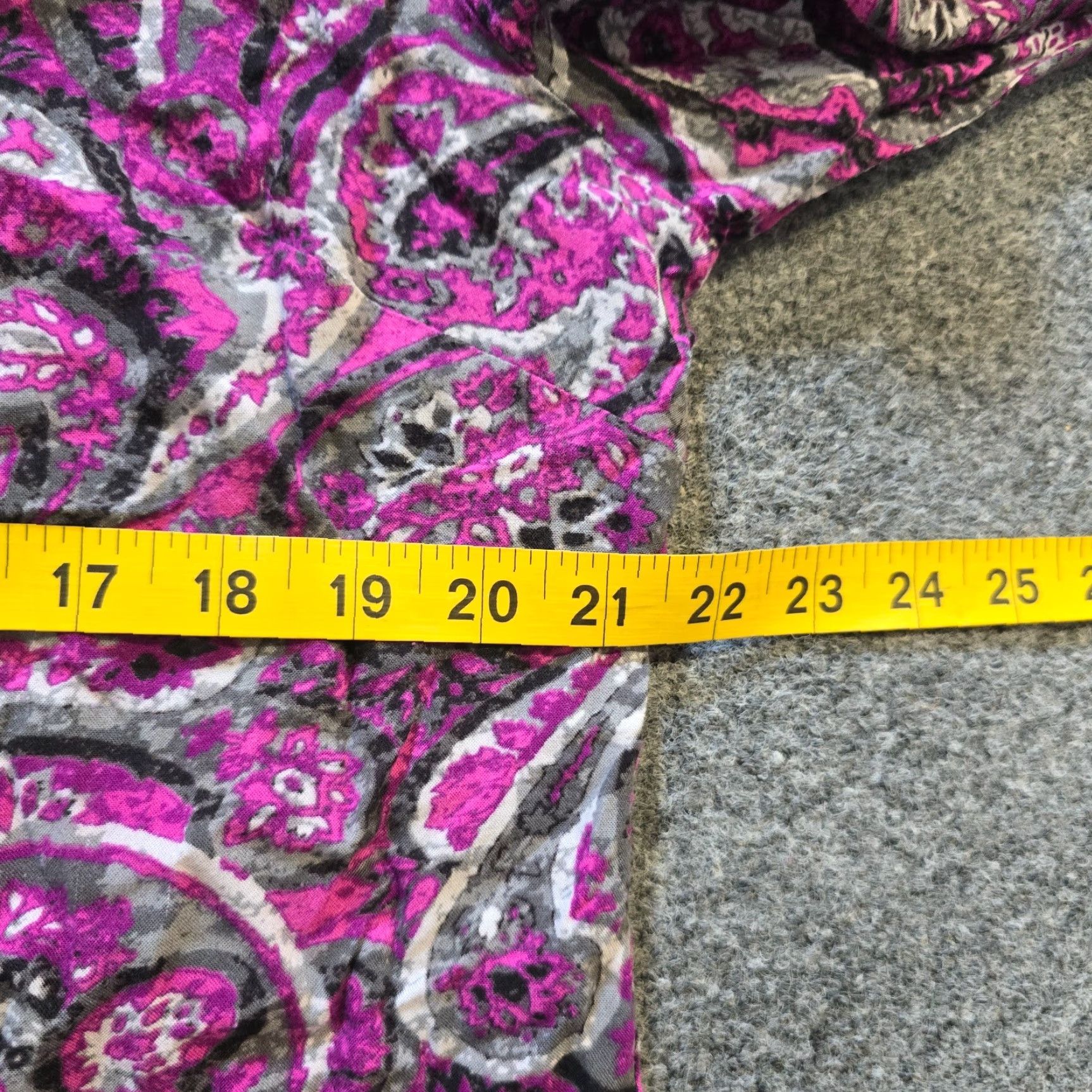 Soft Surroundings Soft Surroundings Shirt Womens XL Purple Paisley Button-Up Long Sleeve Casual Size XL / US 12-14 / IT 48-50 - 5 Thumbnail