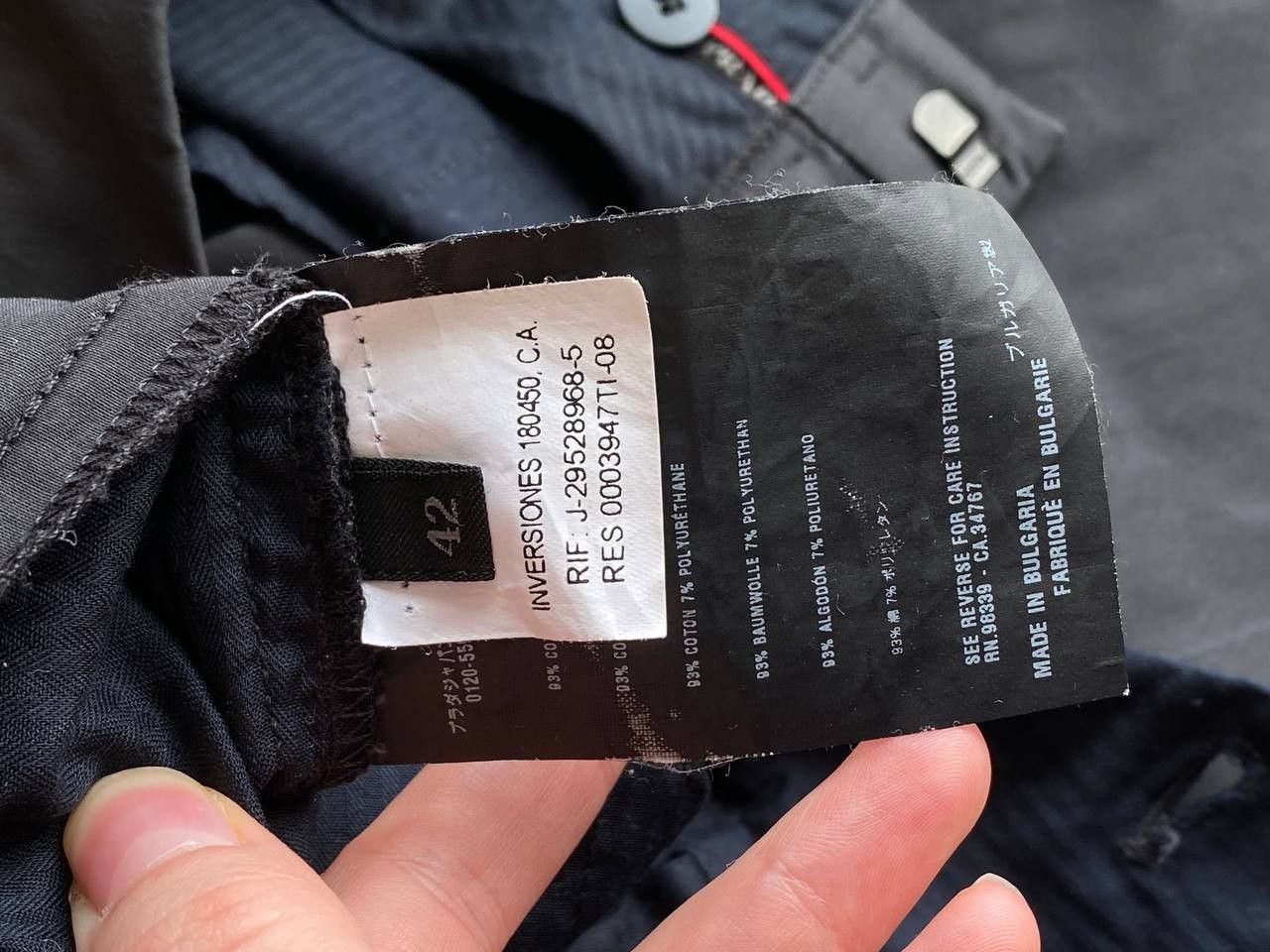 Prada Prada Black Low Rise Pants Size 42" / US 20 - 10 Thumbnail