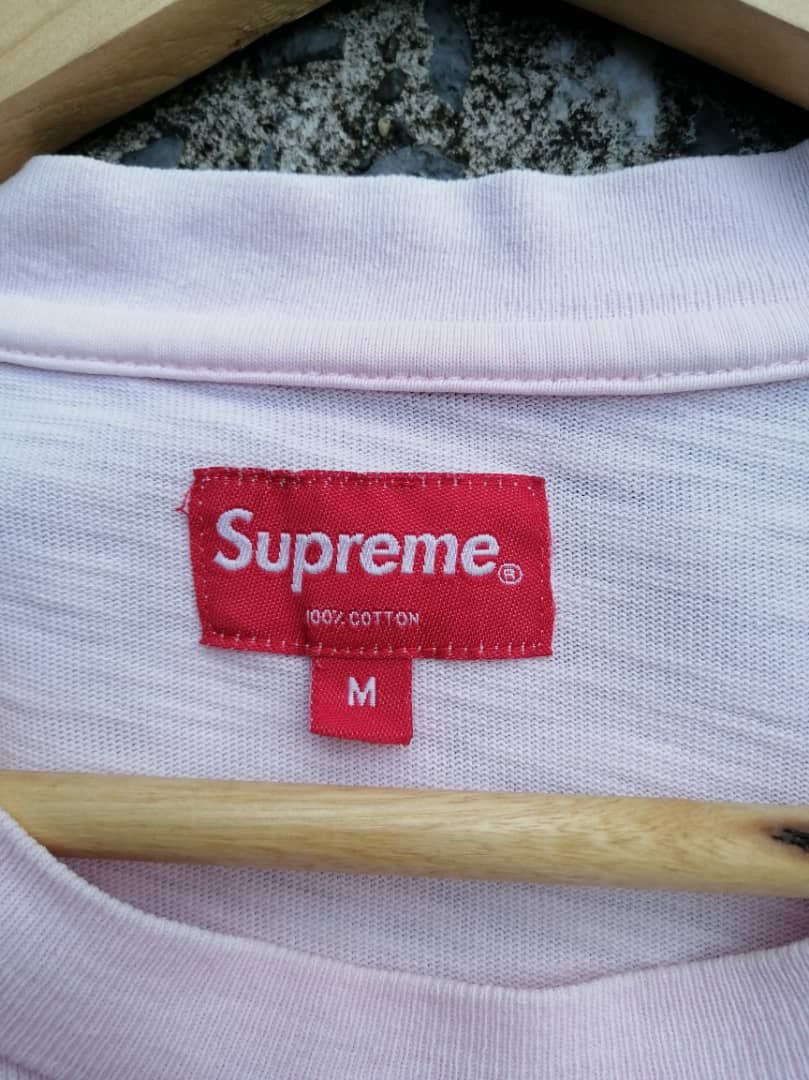 Supreme Supreme Red Tag Plain Pocket Tee Size US M / EU 48-50 / 2 - 8 Thumbnail
