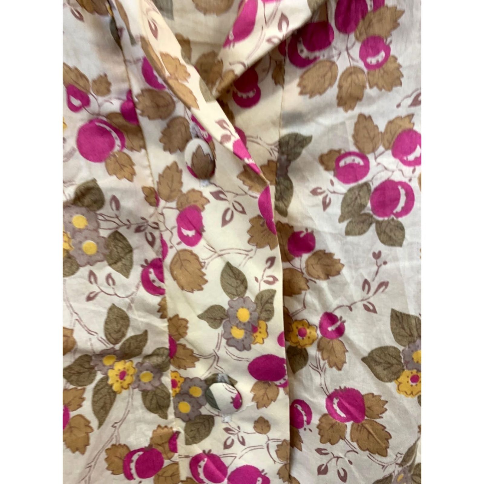Liberty London VINTAGE Liberty of London Floral Shirt Dress Midi Cotton Button Front Multicolour UK 14 Womens Size XL / US 12-14 / IT 48-50 - 6 Thumbnail
