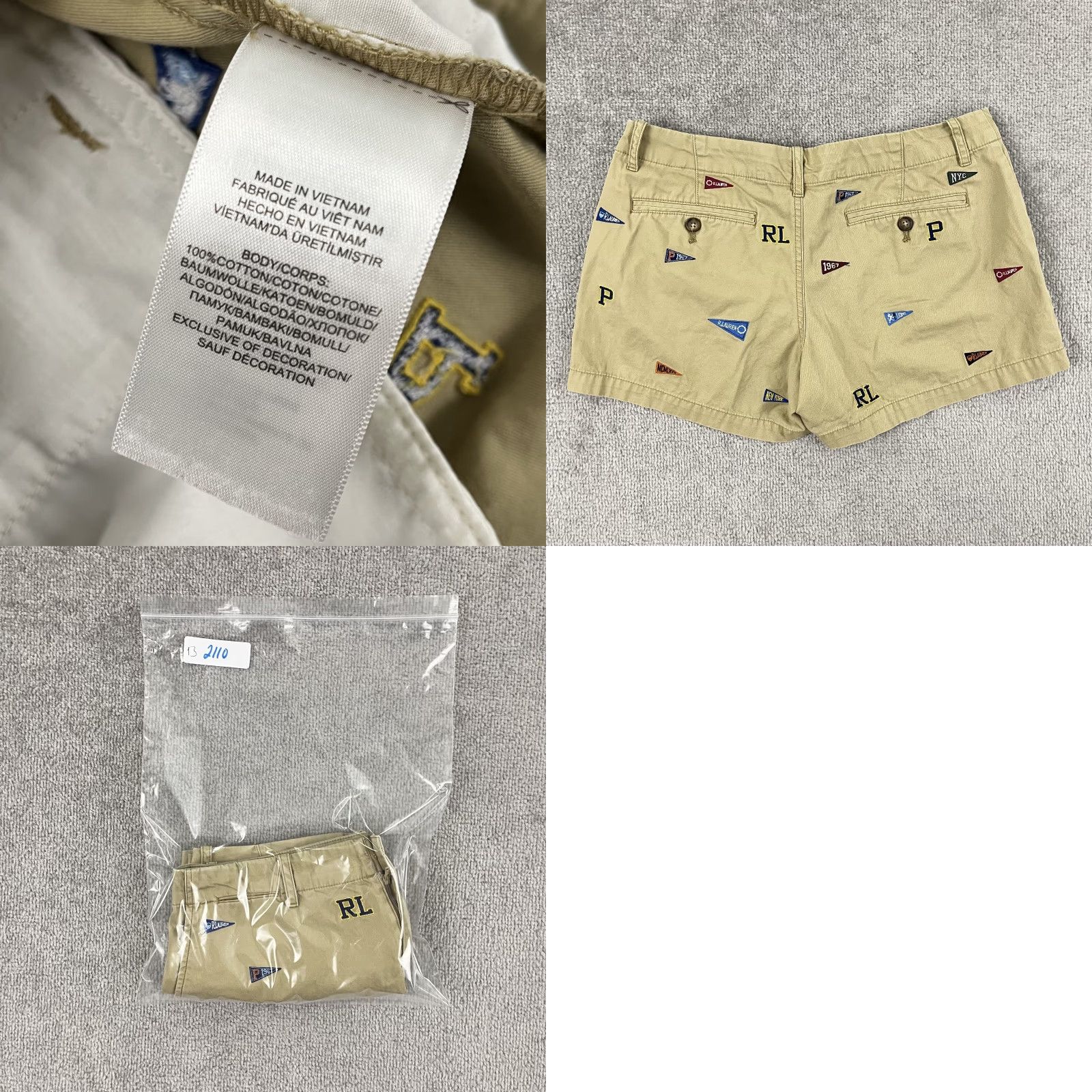 Polo Ralph Lauren Polo Ralph Lauren Shorts Women Size 2 / 3.5" Brown Chino Embroidered School Girl Size 26" / US 2 / IT 38 - 8 Thumbnail