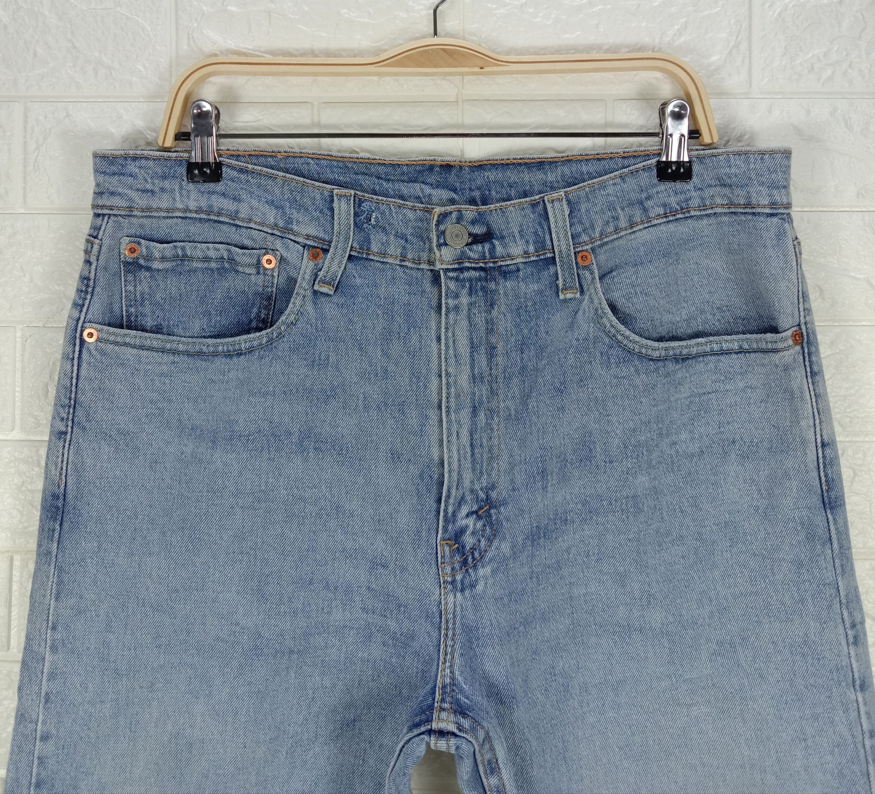 Levi's Vintage Levi's 512 Ripped Jeans Slim Taper Denim Size US 36 / EU 52 - 2 Thumbnail