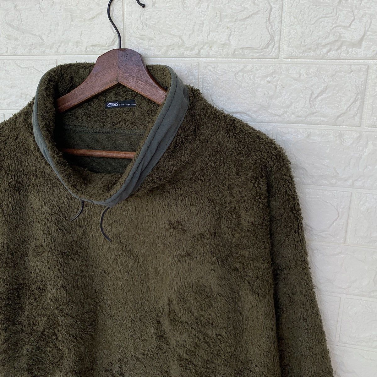 Marithe + Francois Girbaud IGGI MFG ENGLAND MIXED FIBRES TURTLENECK FLEECE Size US L / EU 52-54 / 3 - 5 Thumbnail
