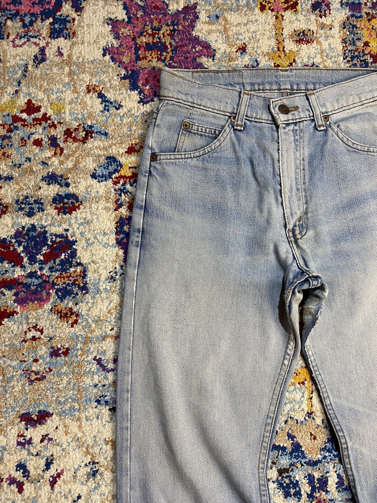 Levi's 80s Orange Tab Levi's non selvedge 347 Rindem Blue Jeans W32 Size US 32 / EU 48 - 8 Thumbnail
