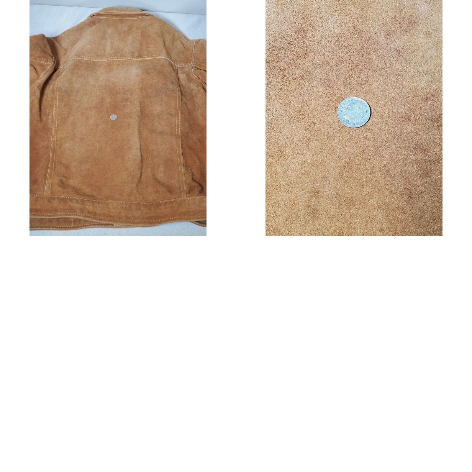 Vintage VTG Berco Genuine Leather Suede Trucker Jacket Mens 44 Brown 1960s Hong Kong Shirt Tshirt? Size US S / EU 44-46 / 1 - 8 Thumbnail