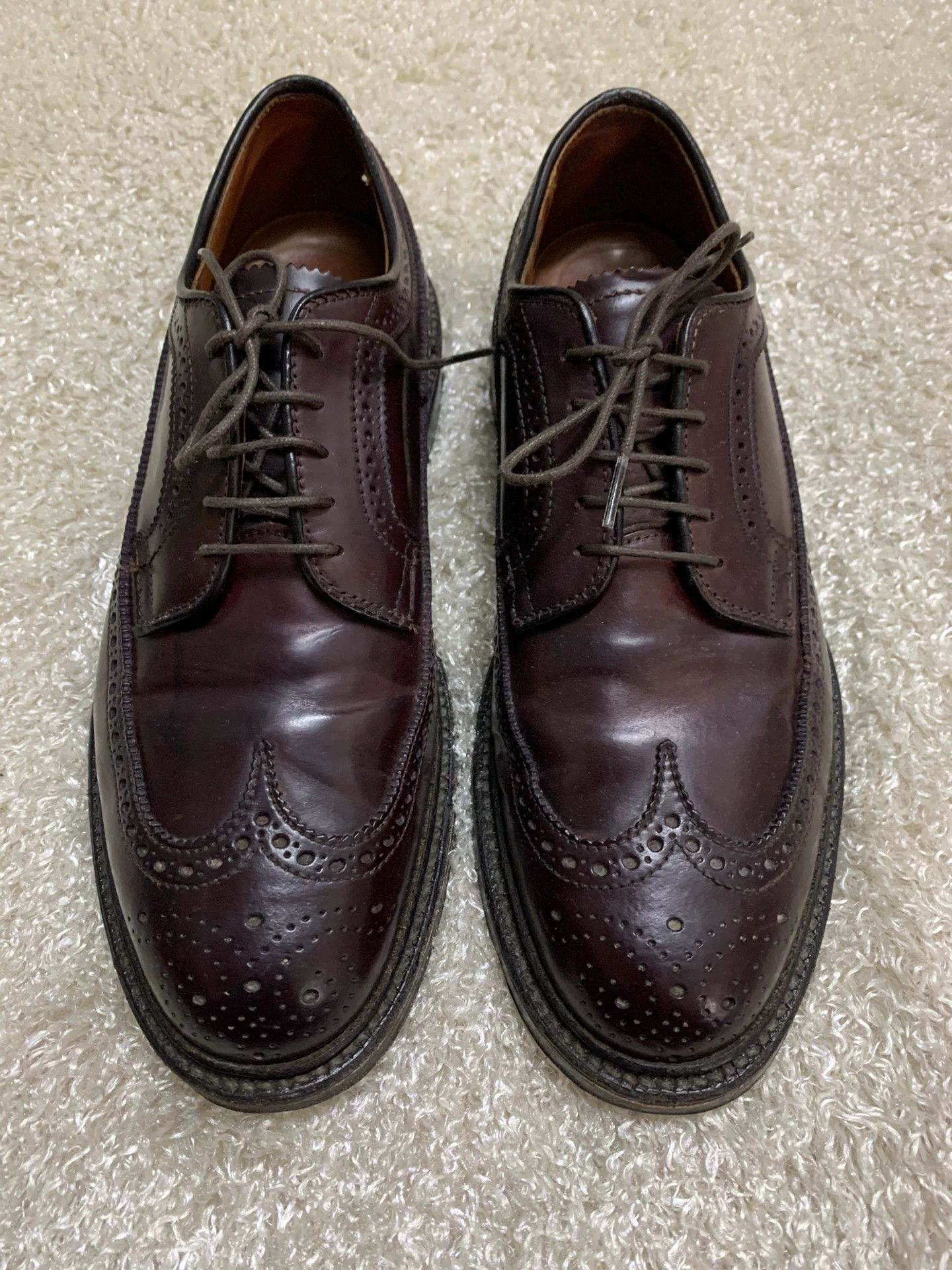 Alden Alden 975 Carved Men's US Made Shoes Size US 8 / EU 41 - 1 Thumbnail