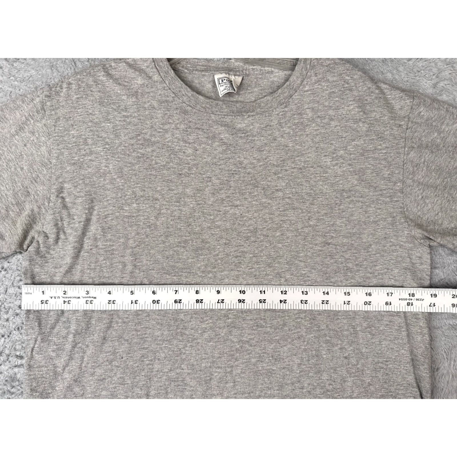 Polo Ralph Lauren Polo Ralph Lauren Men Shirt medium gray 100% Cotton Short Sleeve Crew Neck T-Shirt Slim Fit Regular Size M Size US M / EU 48-50 / 2 - 7 Thumbnail