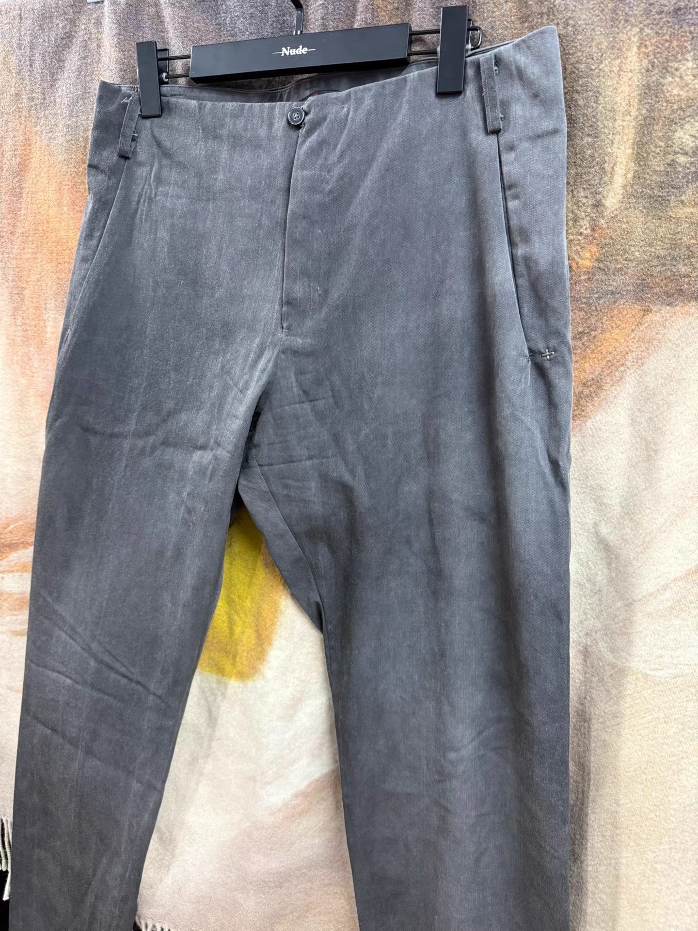 Ma+ M.a+ Washed Cross Straight-Leg Pants K20 Size US 35 - 2 Thumbnail
