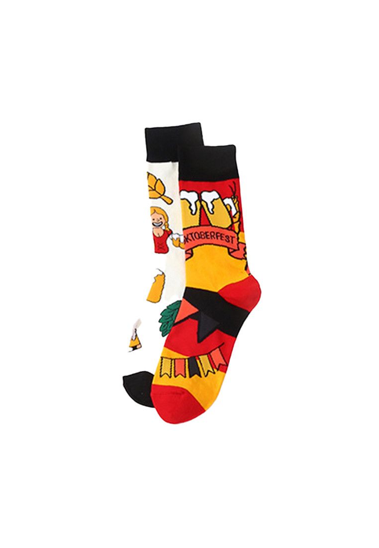 Other Set of 3 Pairs Sports Theme Pattern Cozy Socks (One Size) Size ONE SIZE - 5 Thumbnail