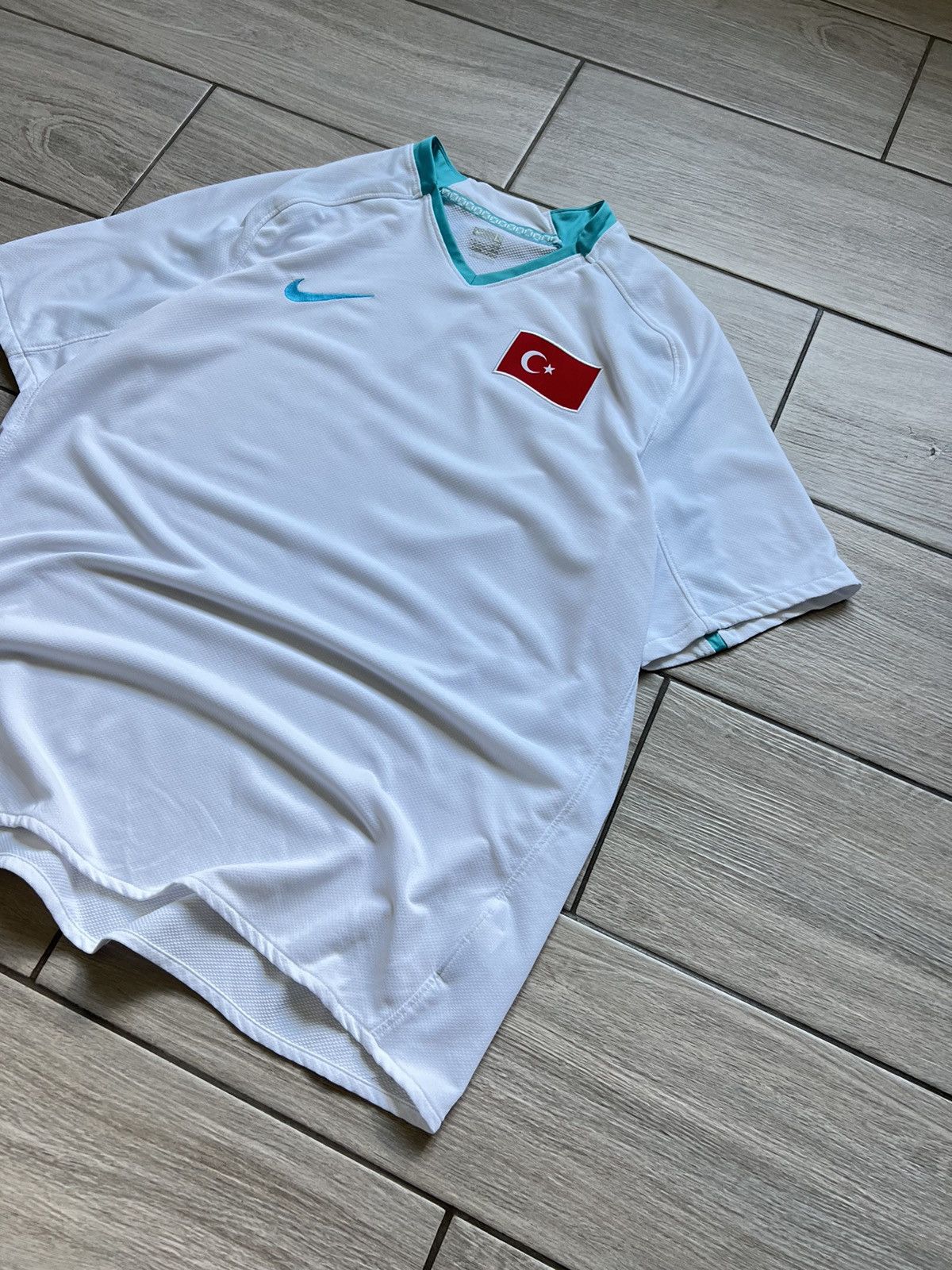 Nike NIKE T90 TURKEY FOOTBALL KIT SOCCER JERSEY EURO Size US L / EU 52-54 / 3 - 5 Thumbnail