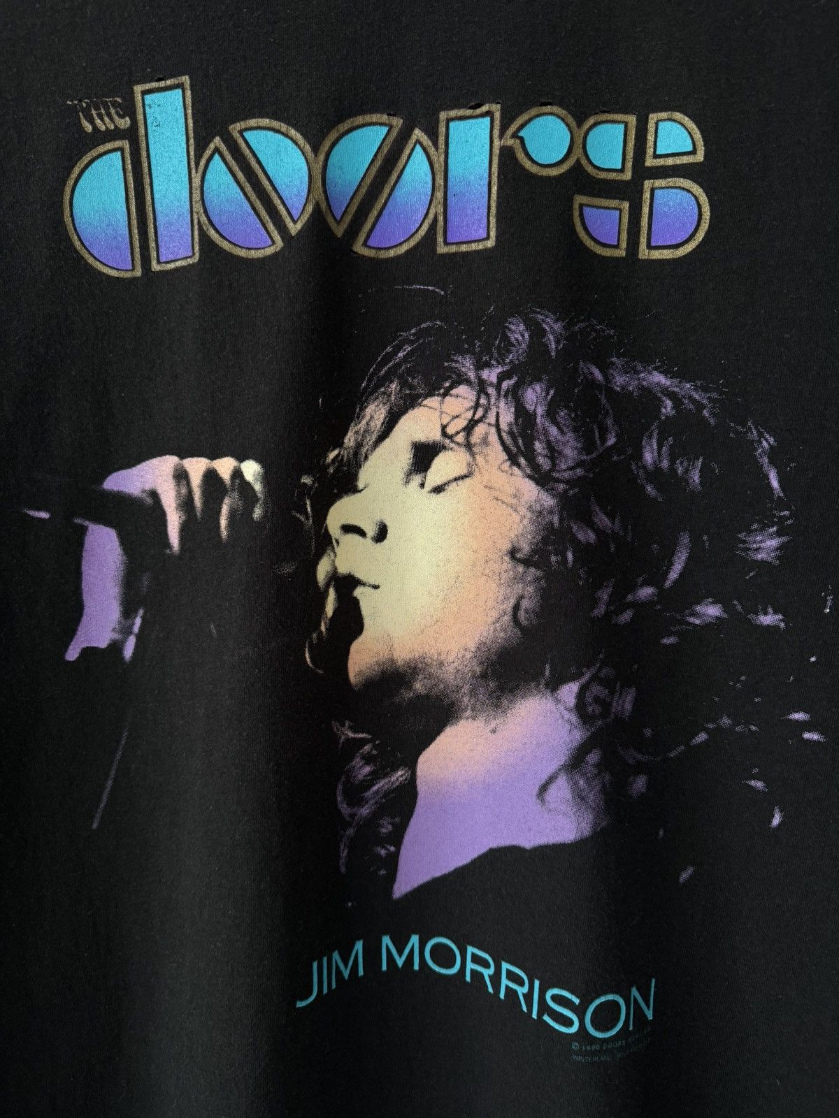 Band Tees × Vintage 1990 Vintage The Doors ‘Dance on Fire’ Jim Morrison Band Tee Size US L / EU 52-54 / 3 - 5 Thumbnail