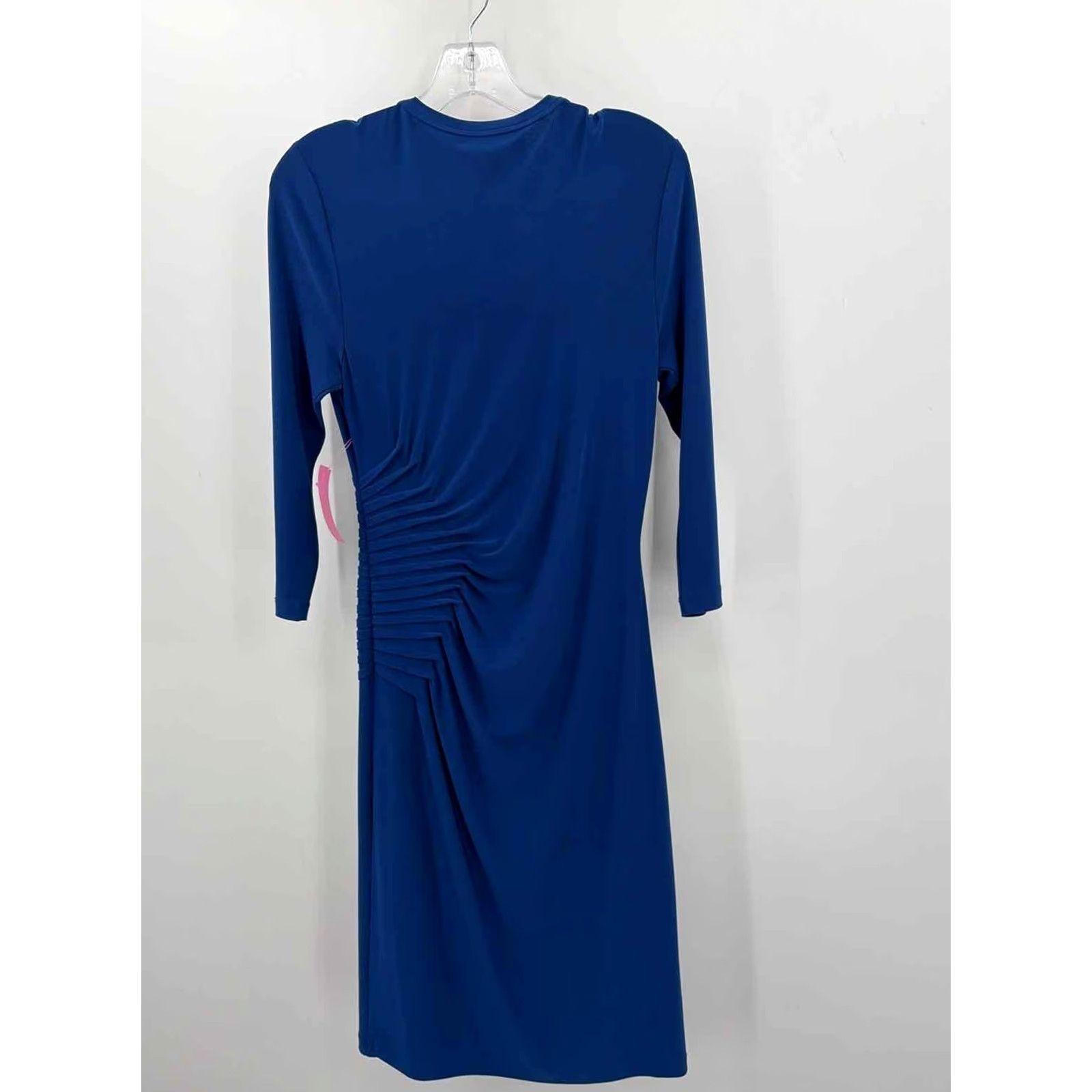 Vintage Philosophy Blue Shift Knee Length Long Sleeve Dress Medium Size M / US 6-8 / IT 42-44 - 3 Thumbnail