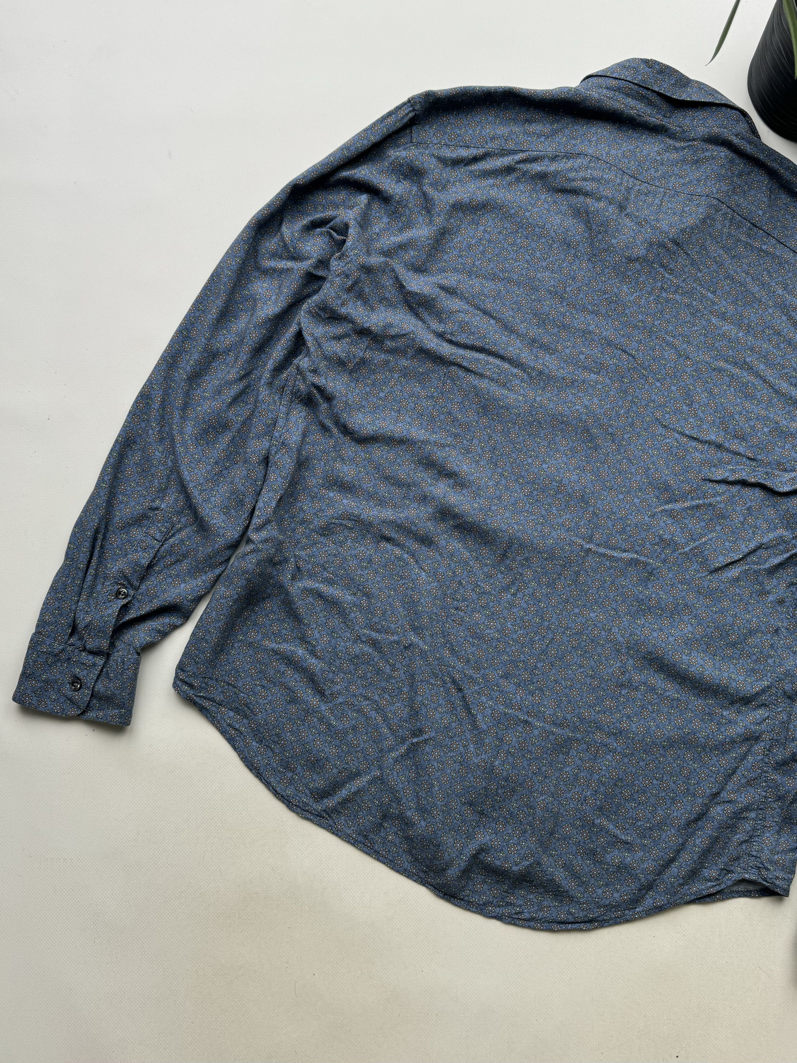 Reiss Reiss Printed Slim Fit Shirt Long Sleeve (461) Size US XL / EU 56 / 4 - 8 Thumbnail