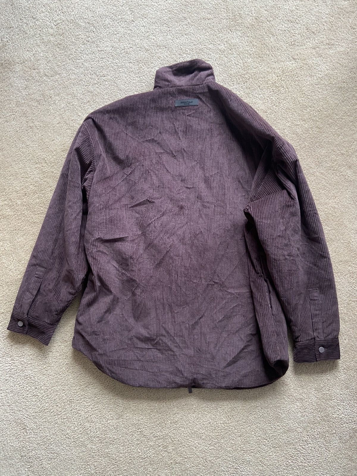 Fear of God Fear of God Essentials Corduroy Shirt Jacket “Plum” Size US L / EU 52-54 / 3 - 2 Thumbnail