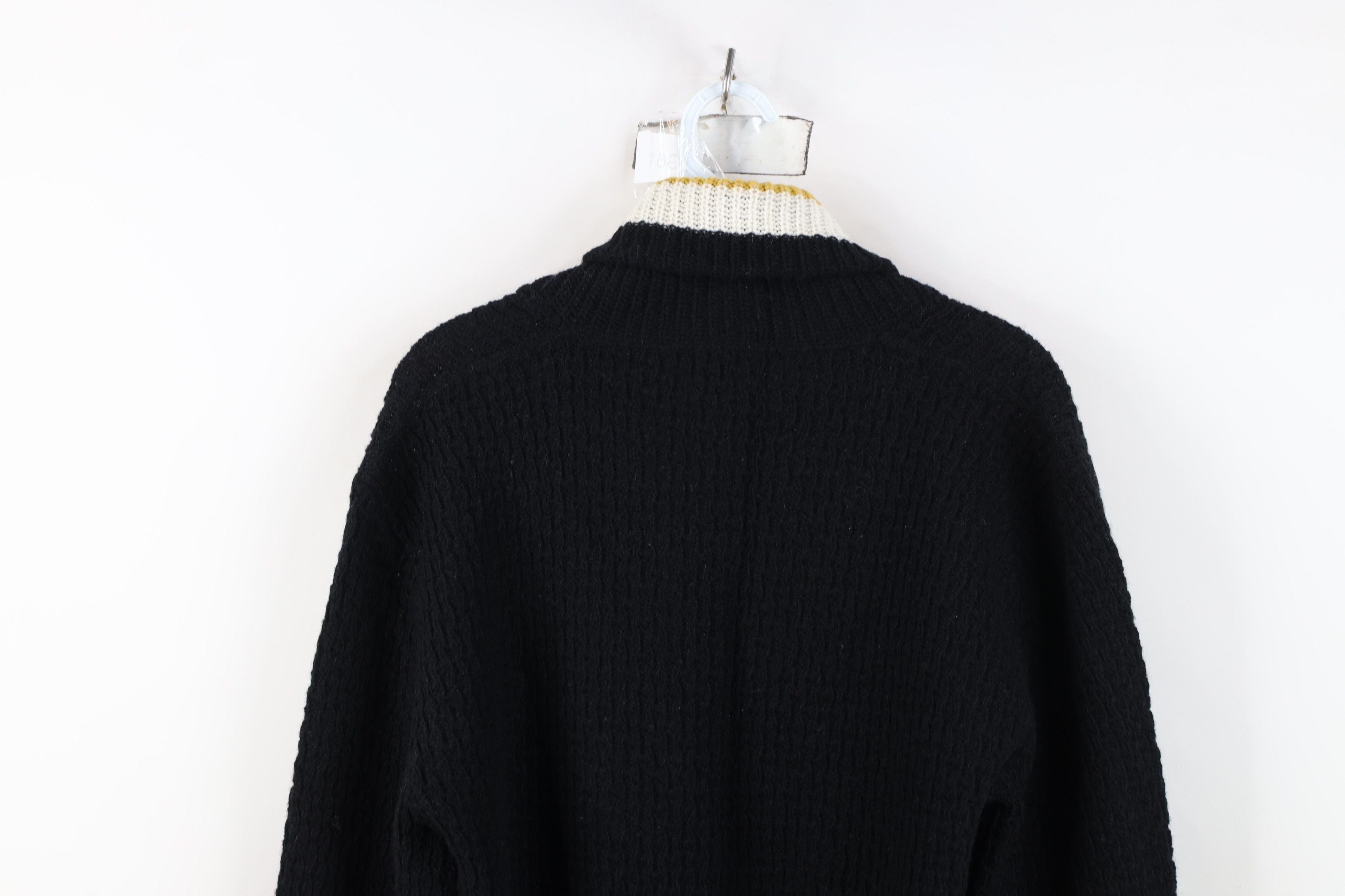 Vintage Vintage 50s Penneys Lambswool Blend Knit Shawl Sweater USA Size US L / EU 52-54 / 3 - 8 Thumbnail