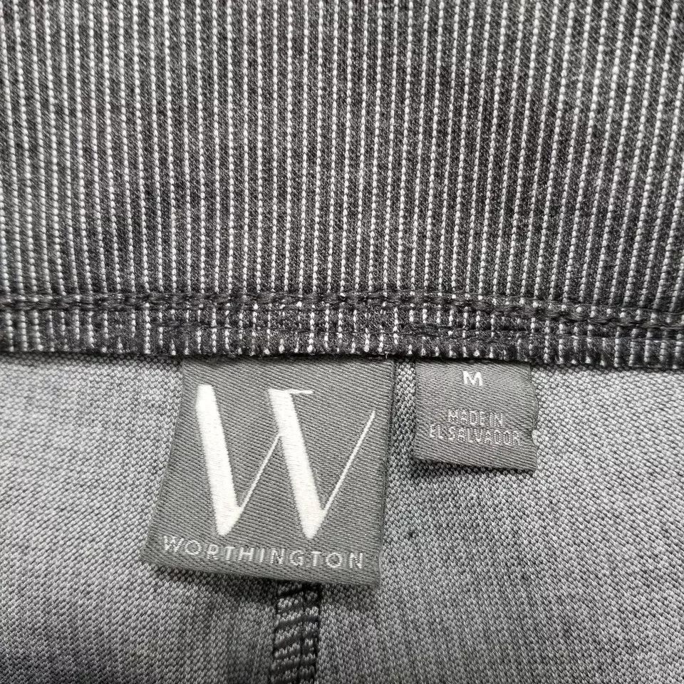 Worthington Worthington Womens Medium 30x25 Striped Straight Stretch Size 30" / US 8 / IT 44 - 8 Thumbnail