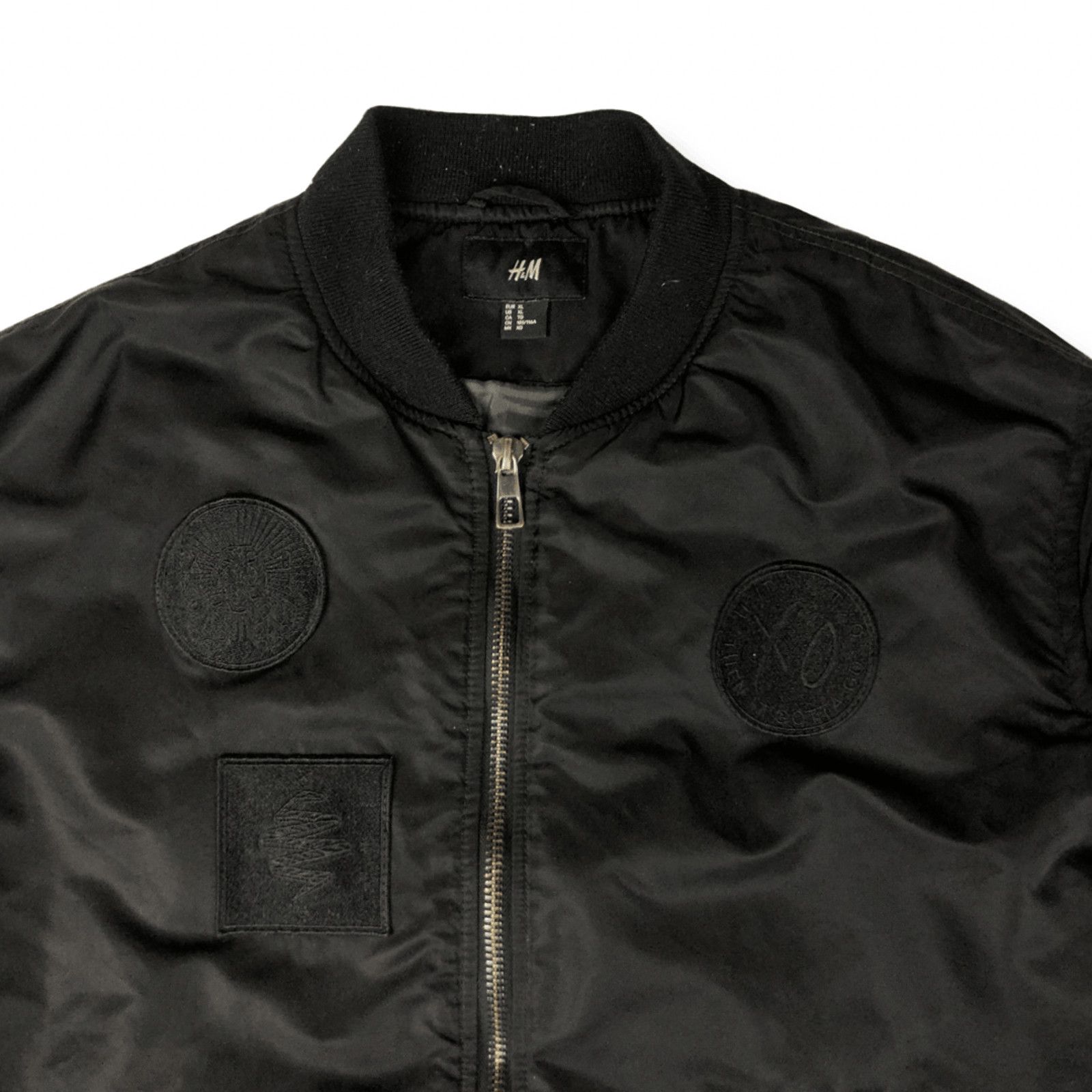 H&M × The Weeknd The Weeknd H&M Bomber Black Jacket Logo Size US XL / EU 56 / 4 - 6 Thumbnail