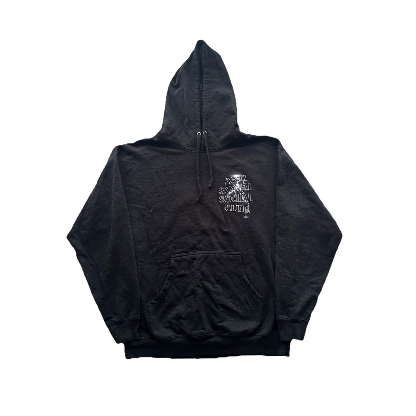 Anti Social Social Club Anti Social Social Club Hoodie Lightning Graphic Black Mens Size Large USA Made Size US L / EU 52-54 / 3 - 3 Thumbnail