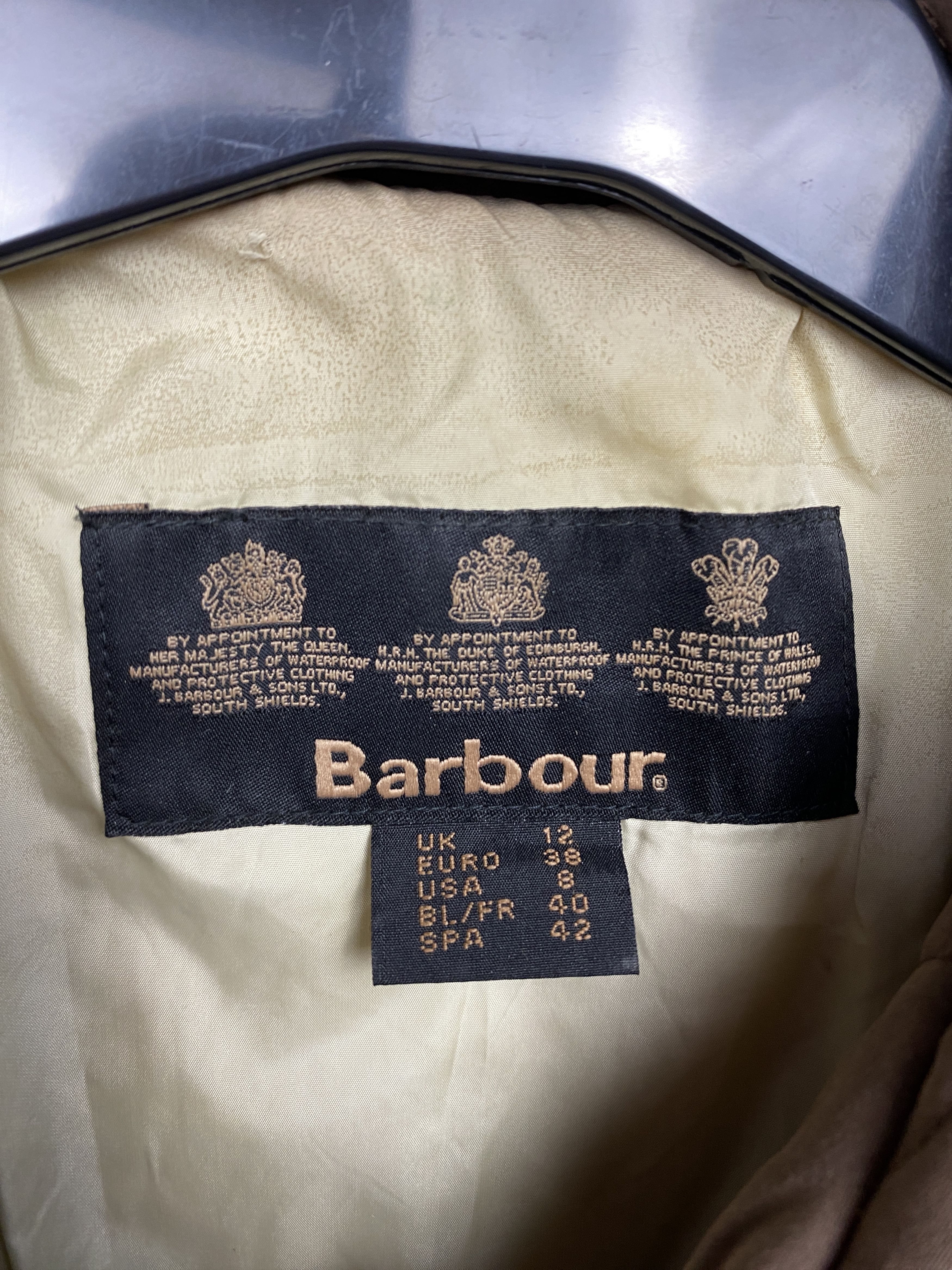 Barbour × Vintage Barbour Vintage Womens Shaped M'Fibre Short Quilted Jacket Size M / US 6-8 / IT 42-44 - 3 Thumbnail