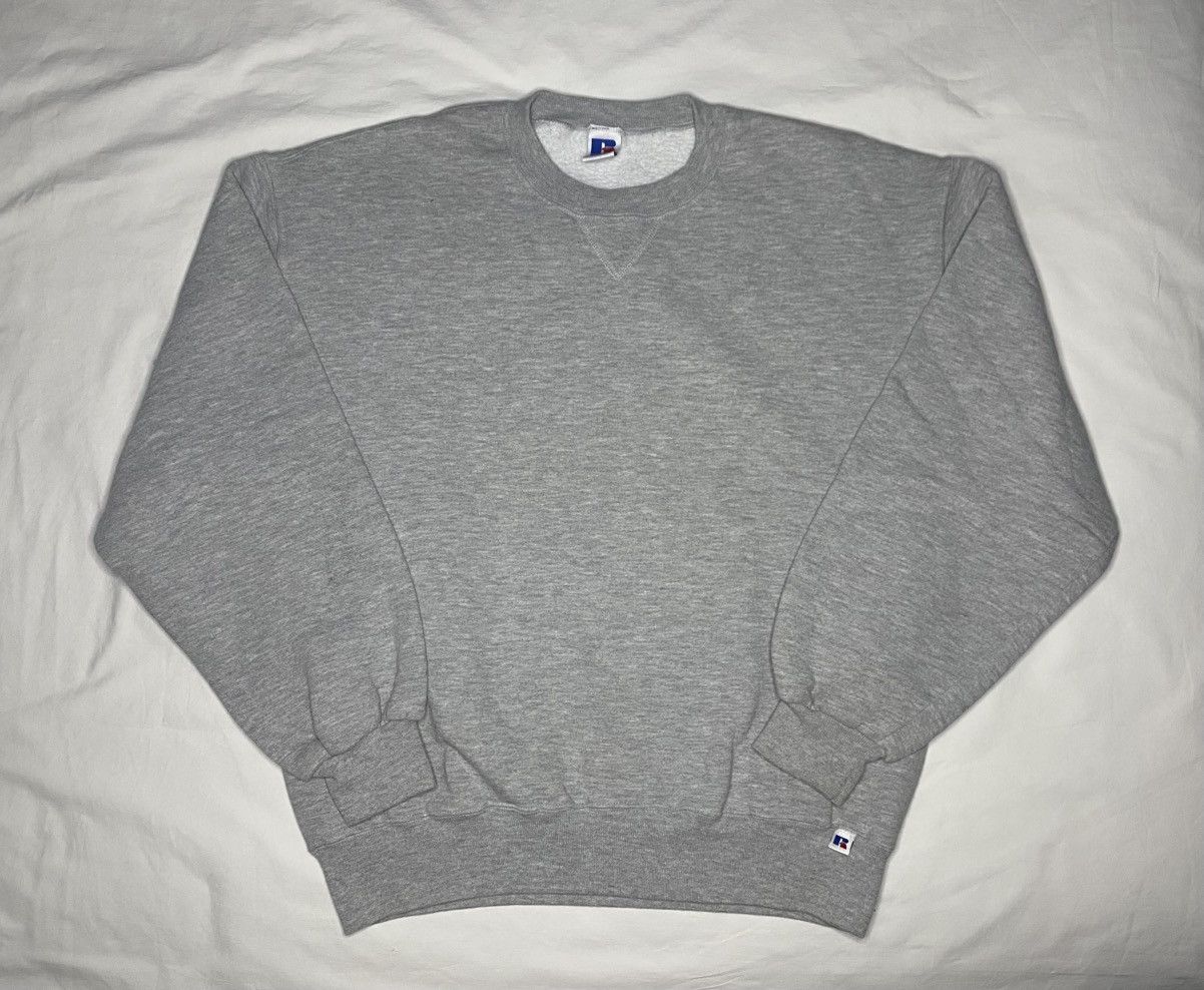 Russell Athletic Russell Athletic Sweatshirt Mens L Gray Crewneck Hem Tag Size US L / EU 52-54 / 3 - 1 Thumbnail