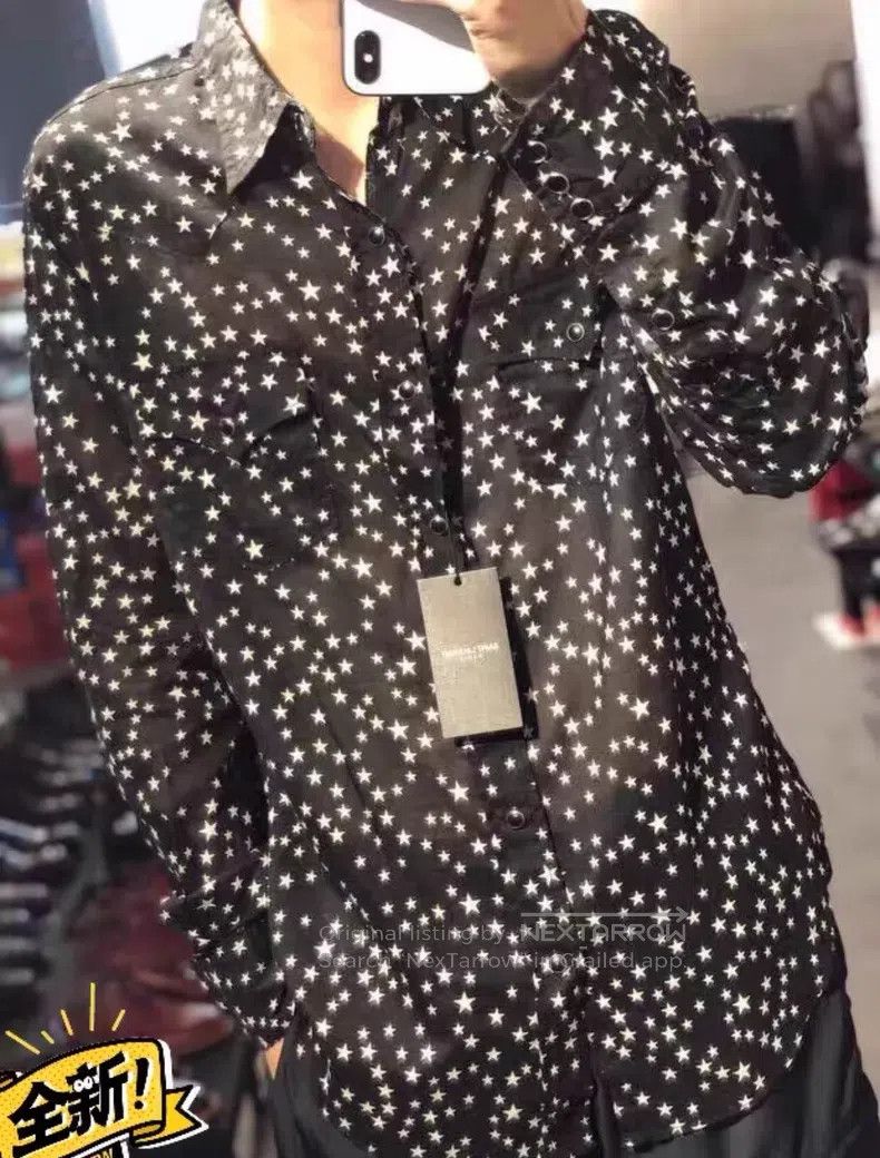 Saint Laurent Paris Saint Laurent Paris Western Star Shirt Size US M / EU 48-50 / 2 - 6 Thumbnail
