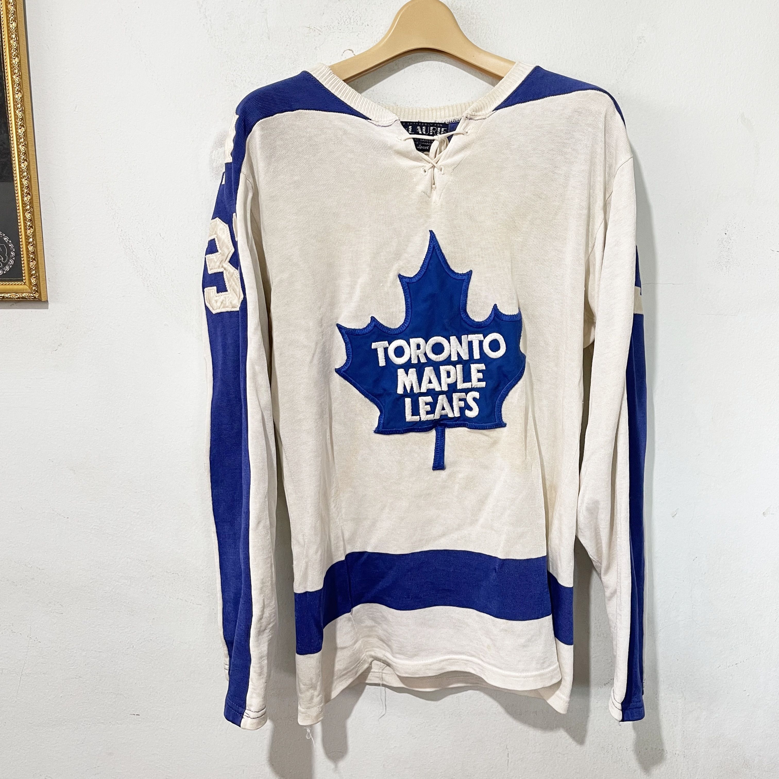 NHL Vintage 80s Toronto Maple Leafs Hockey Jersey NHL Jersey Size US S / EU 44-46 / 1 - 1 Thumbnail