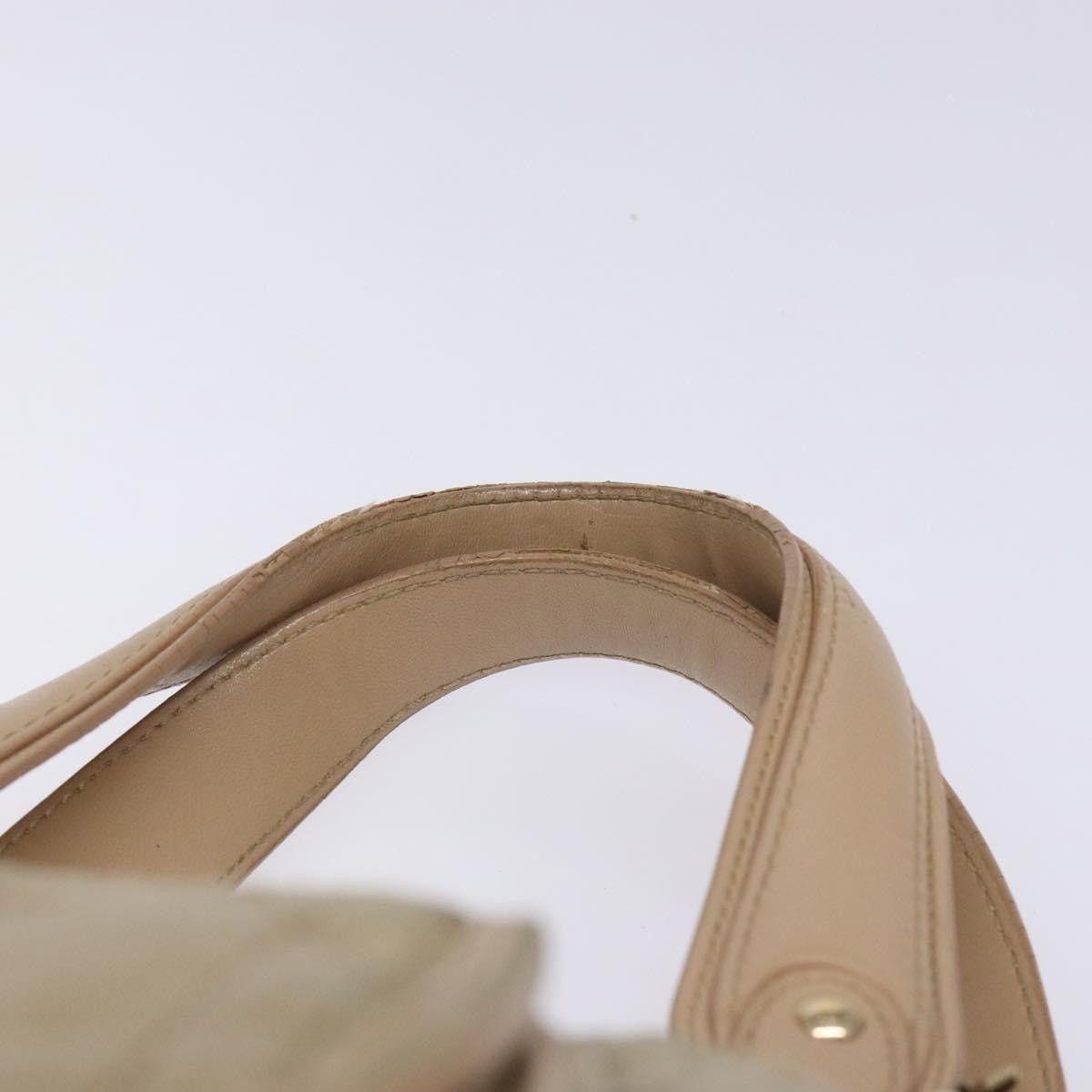 Dior DIOR Canage Hand Bag Nylon Beige Gold Size ONE SIZE - 8 Thumbnail