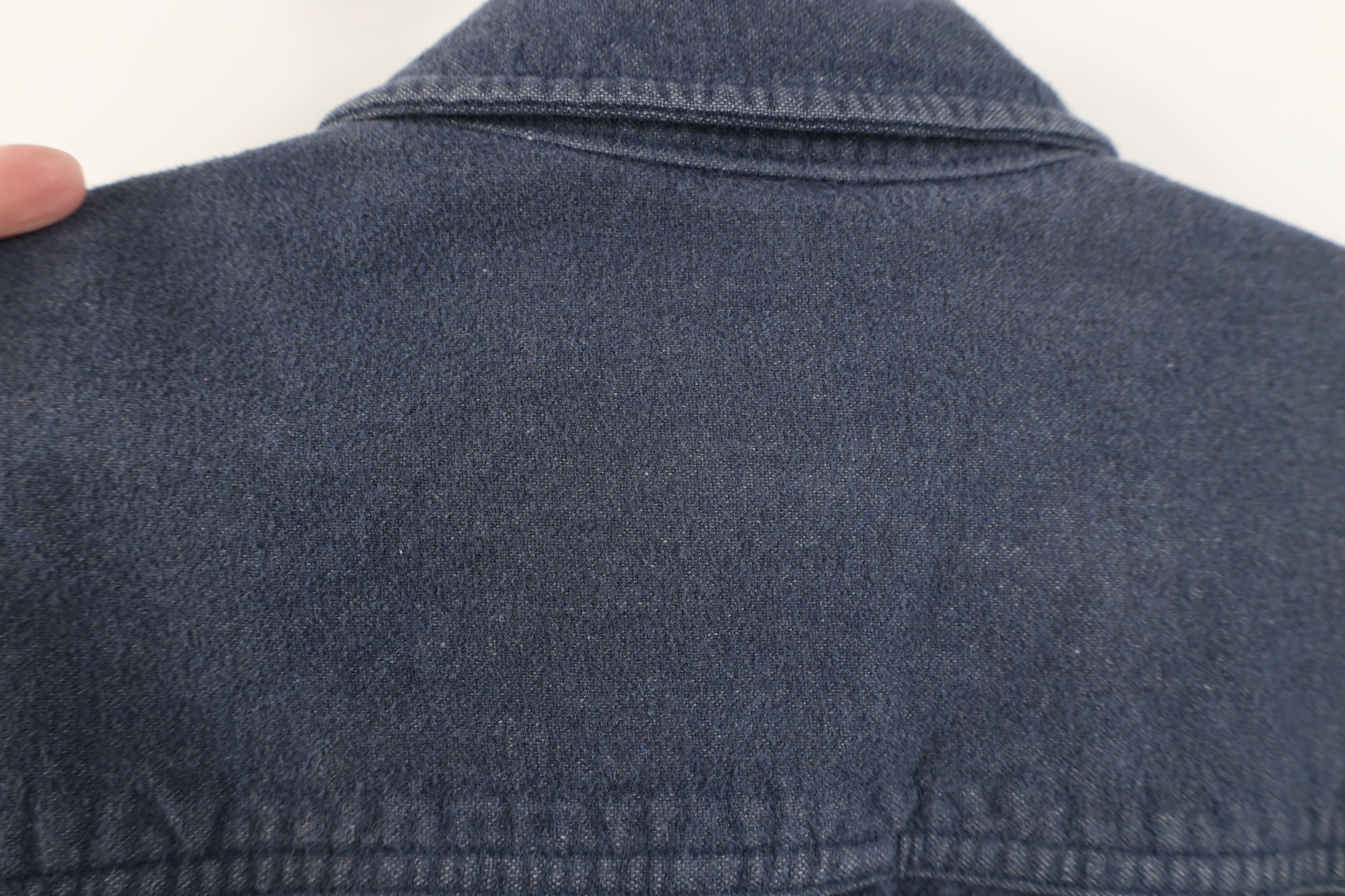 Vintage Vintage 90s Y2K Streetwear Heavy Chamois Cloth Button Shirt Size US XL / EU 56 / 4 - 10 Thumbnail