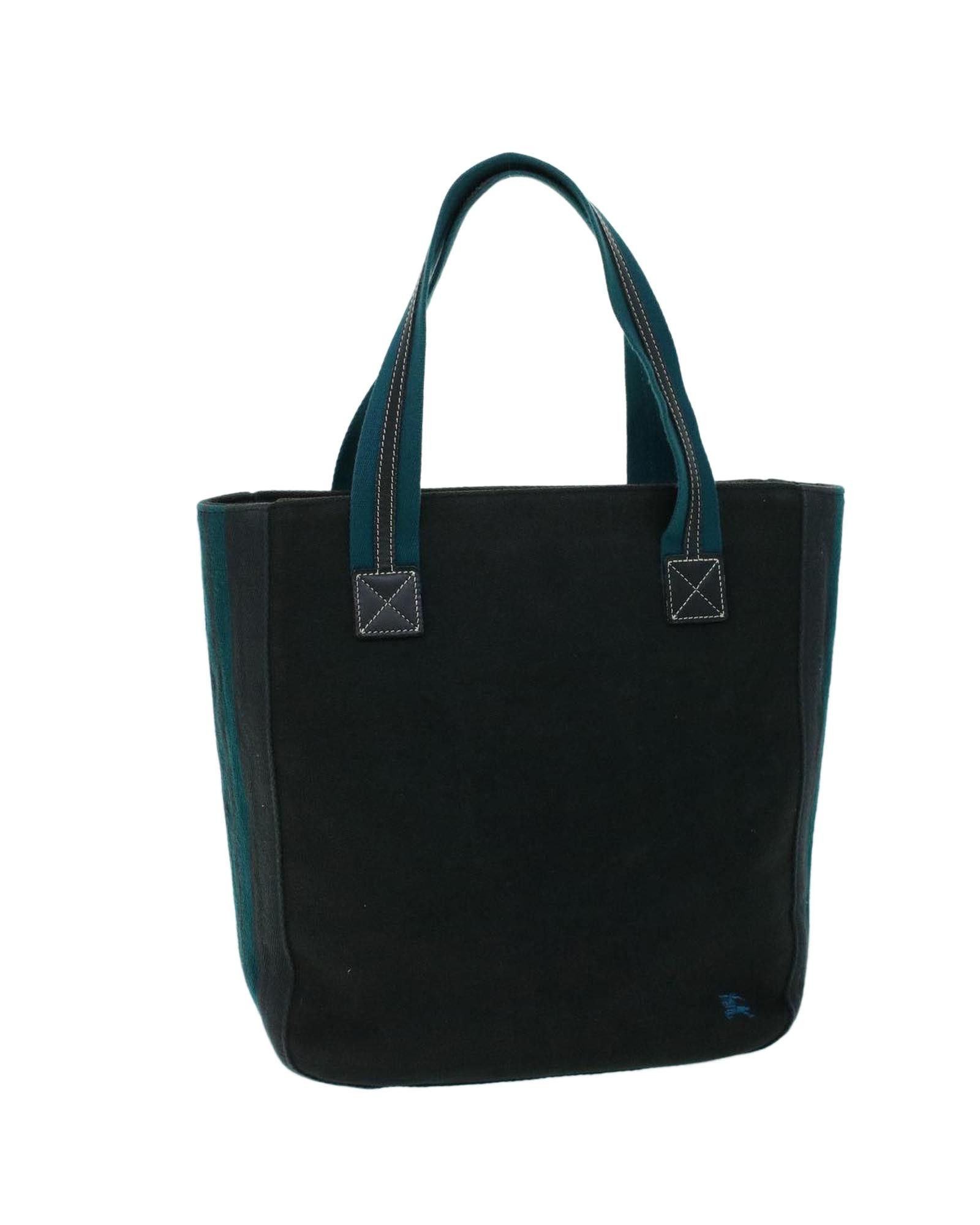 image of Burberry Canvas Black Bag With Practical Elegance, Women's