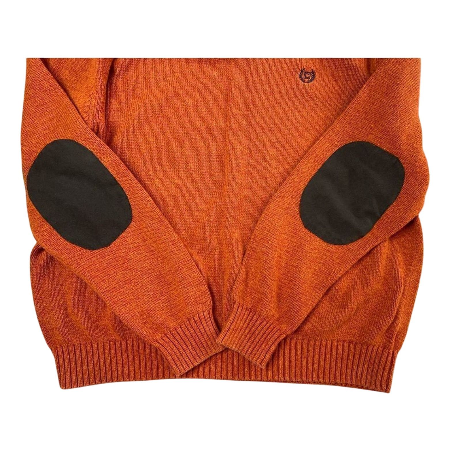 Chaps Chaps Button Mock Neck Autumn Twist Elbow Patch Sweater XXL Size US XXL / EU 58 / 5 - 2 Thumbnail