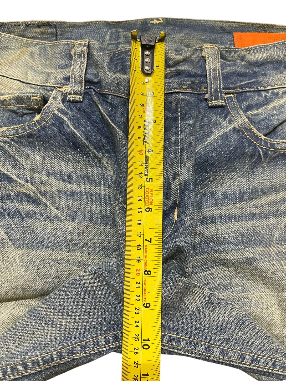 Hysteric Glamour Vintage Japan Gowest Faded Wash Mud Dirty Style Loose Jeans Size US 32 / EU 48 - 16 Thumbnail